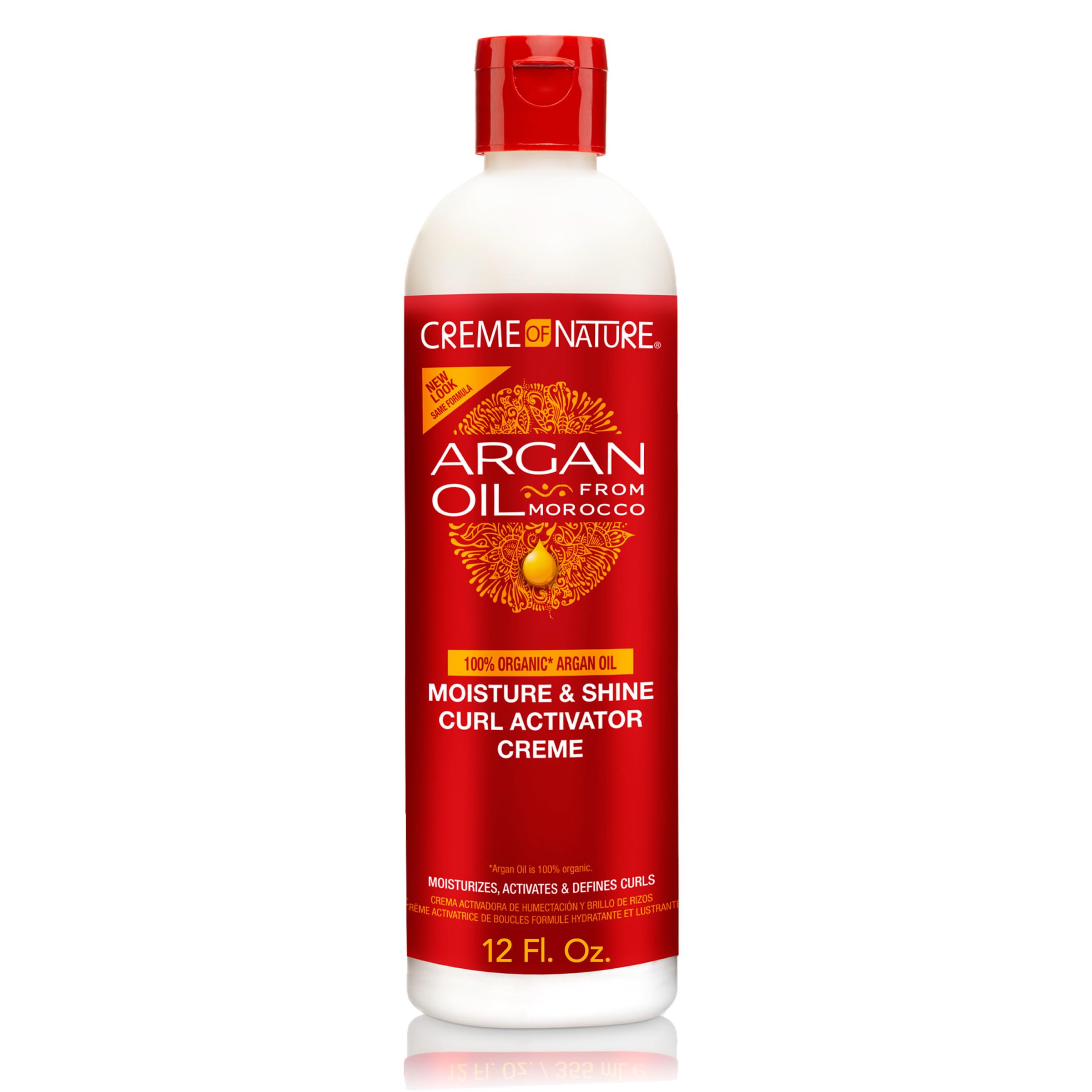 Creme of Nature Moisture Shine Curl Activator Creme Defines Smooths Curls Anti