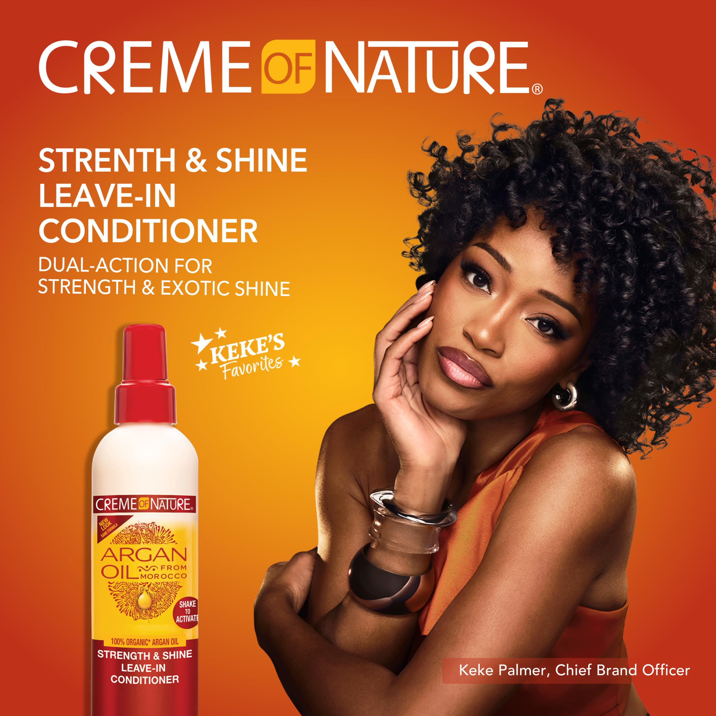 Creme of Nature Strength Shine Leave In Conditioner Dual Action Moisture - Thumbnail 2