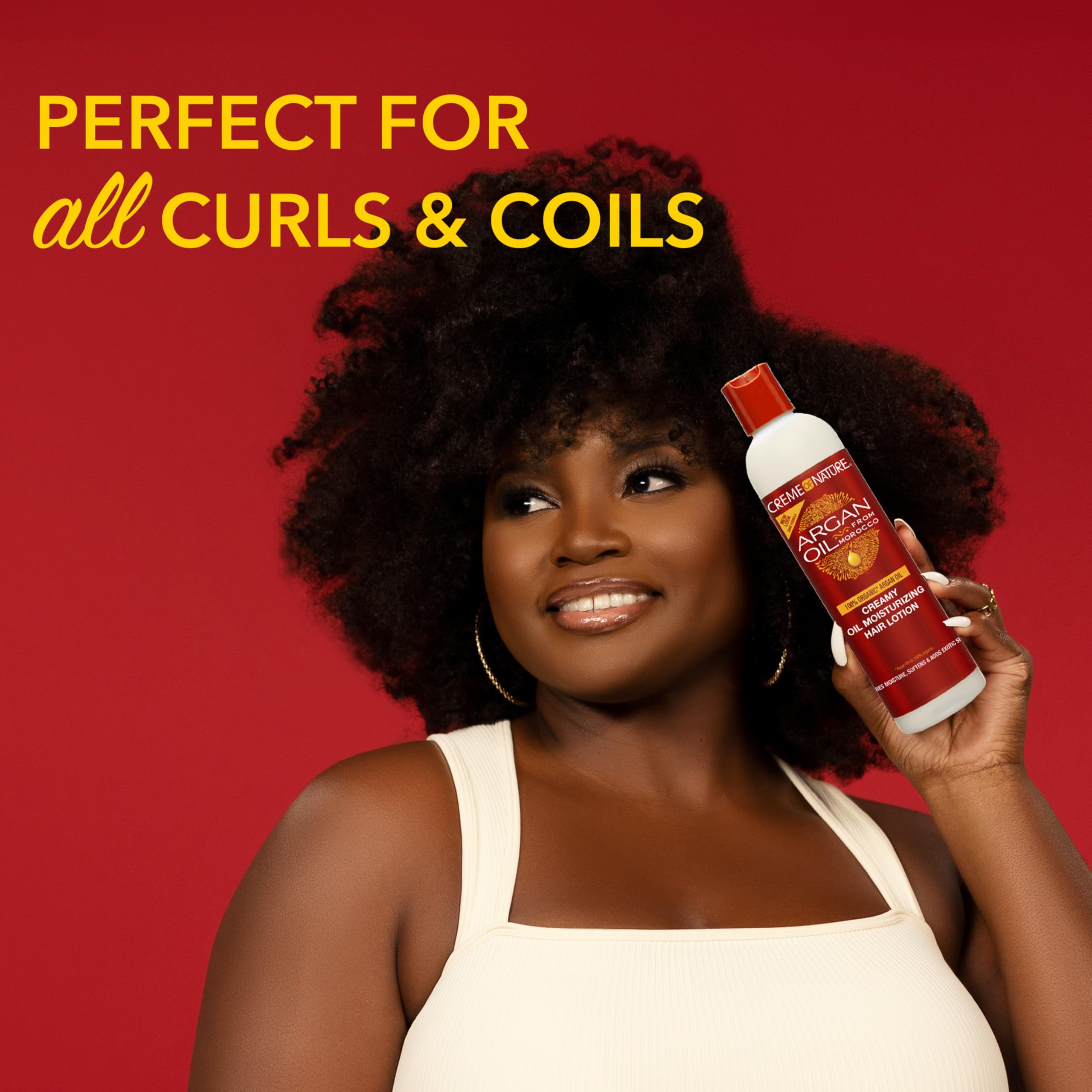 Creme of Nature Argan Oil From Morocco Creamy Oil Moisturizing Hair Lotion - Thumbnail 2