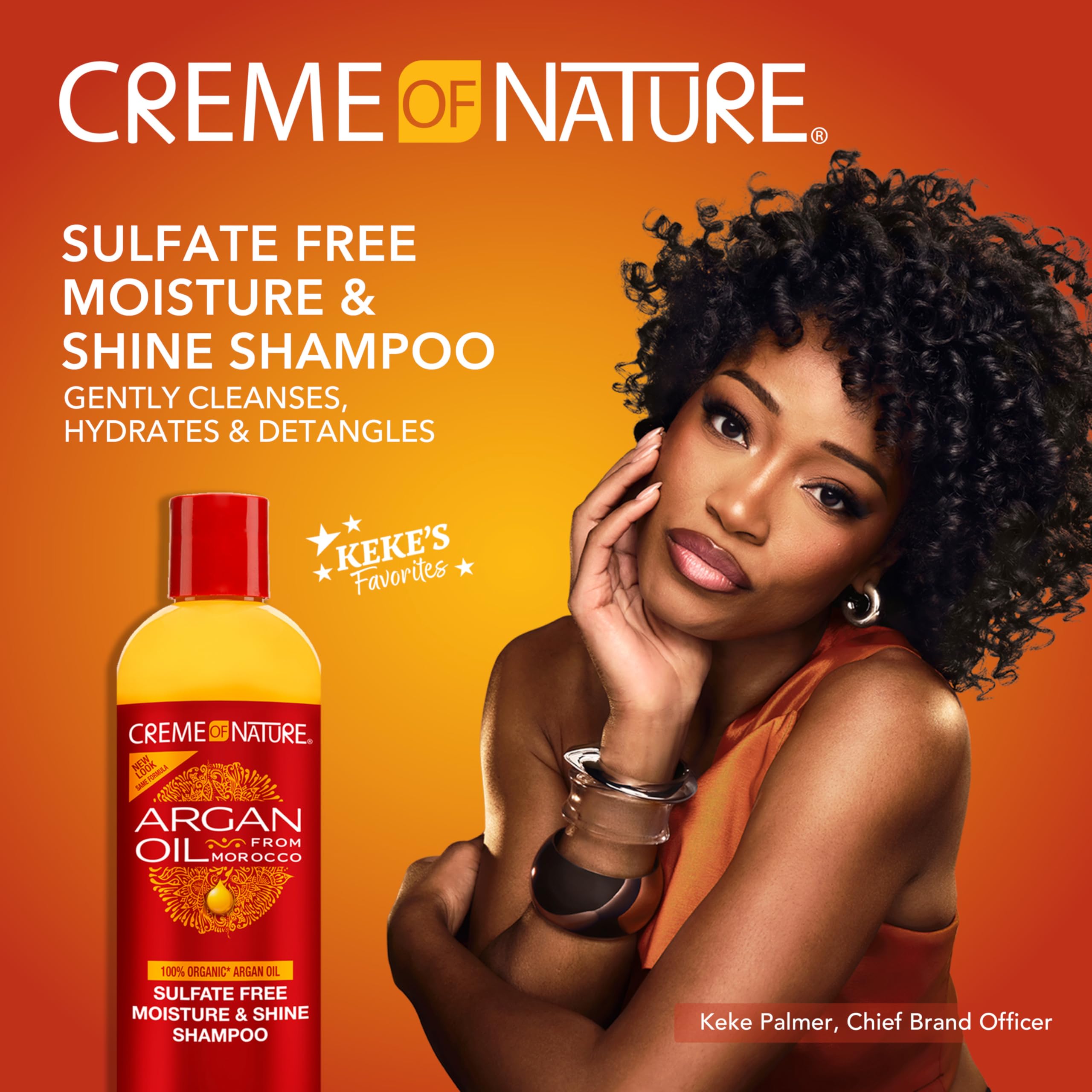Creme of Nature Sulfate Free Moisture Shine Shampoo Gently Cleanses Hydrates - Thumbnail 2