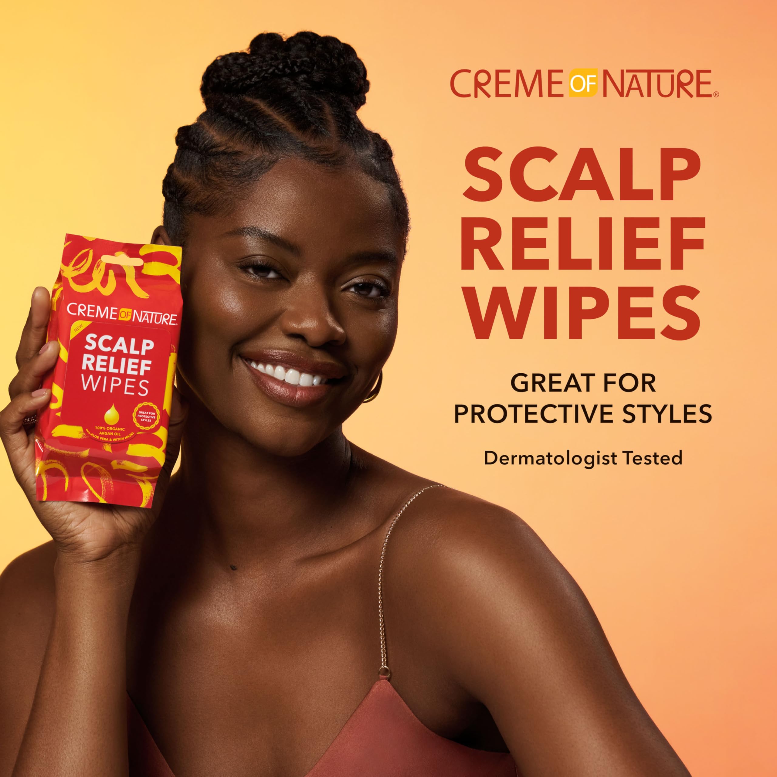 Creme of Nature® Argan Oil From Morrocco Scalp Relief Wipes - Thumbnail 2