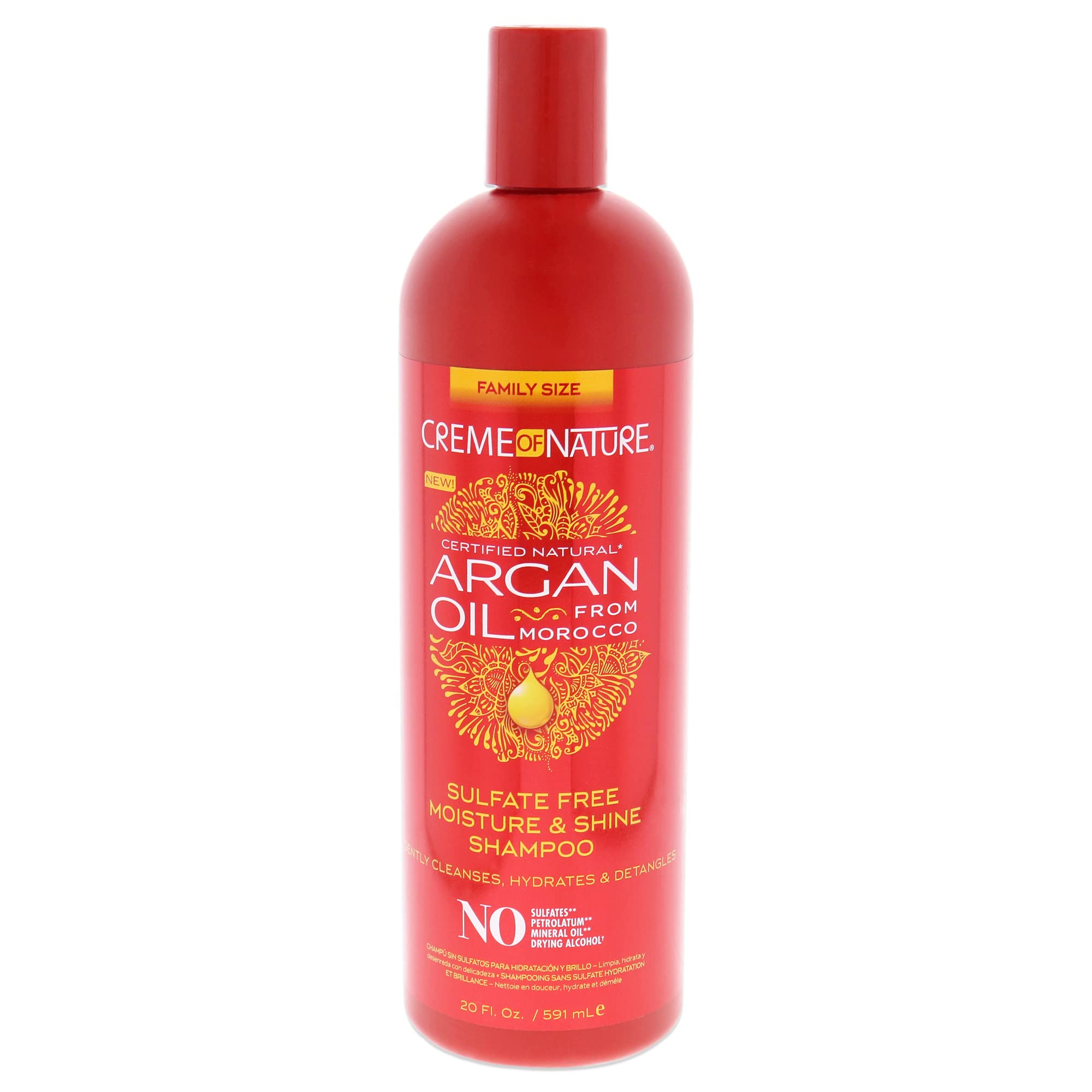 Creme of Nature Professional Argan Oil Moisture and Shine Shampoo 20 oz