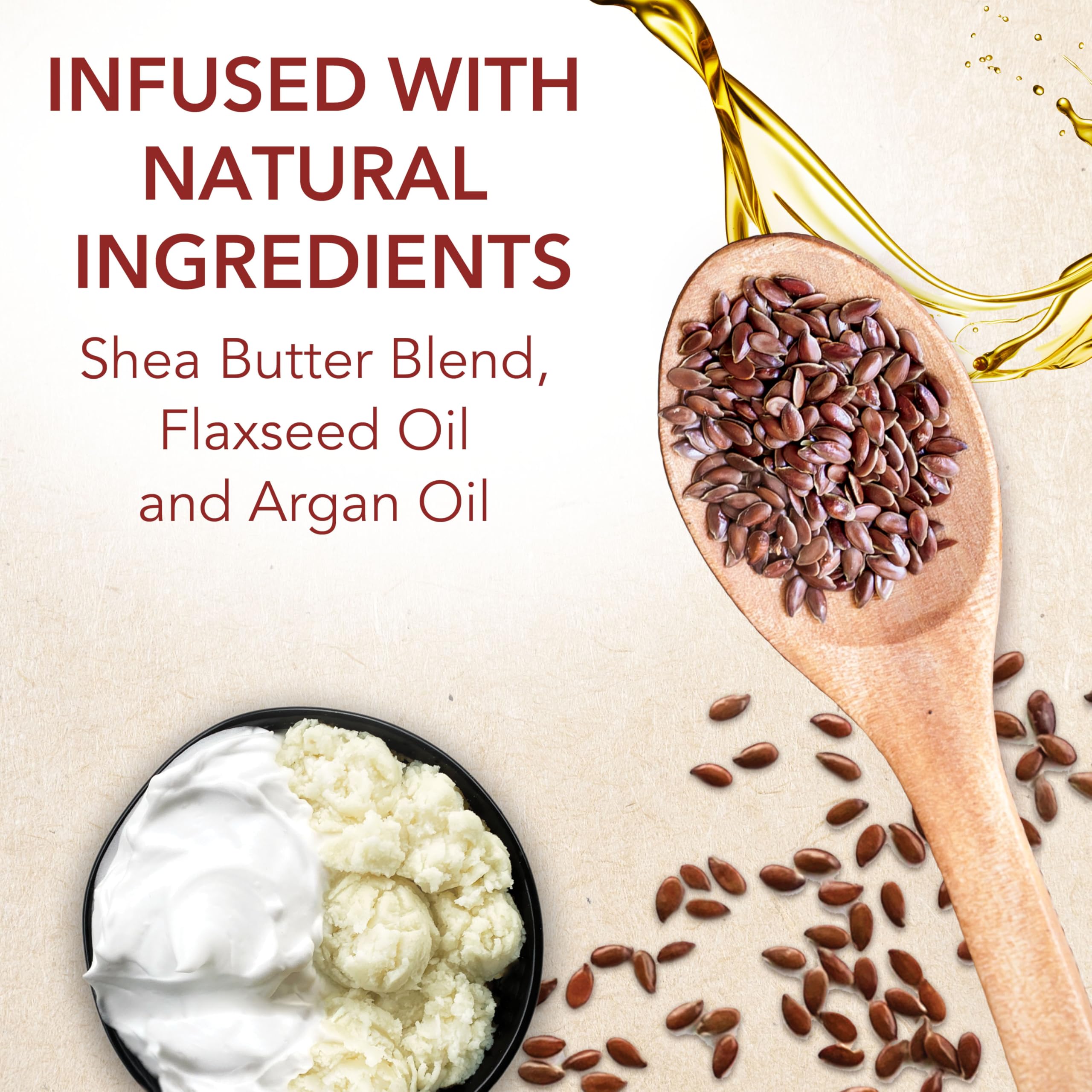 Creme of Nature Curl Elongater Butter Blend Argan Oil Flaxseed Oil Curl Jelly - Thumbnail 3