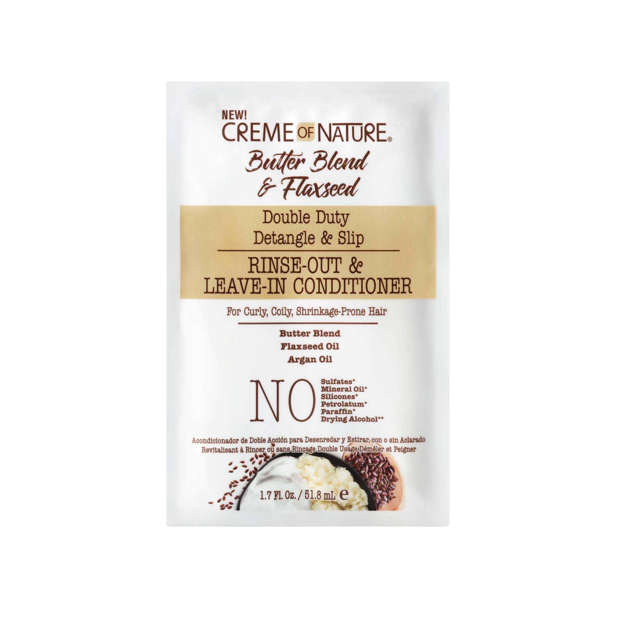 Creme of Nature Double Duty Detangle and Slip Rinse Out and Leave In