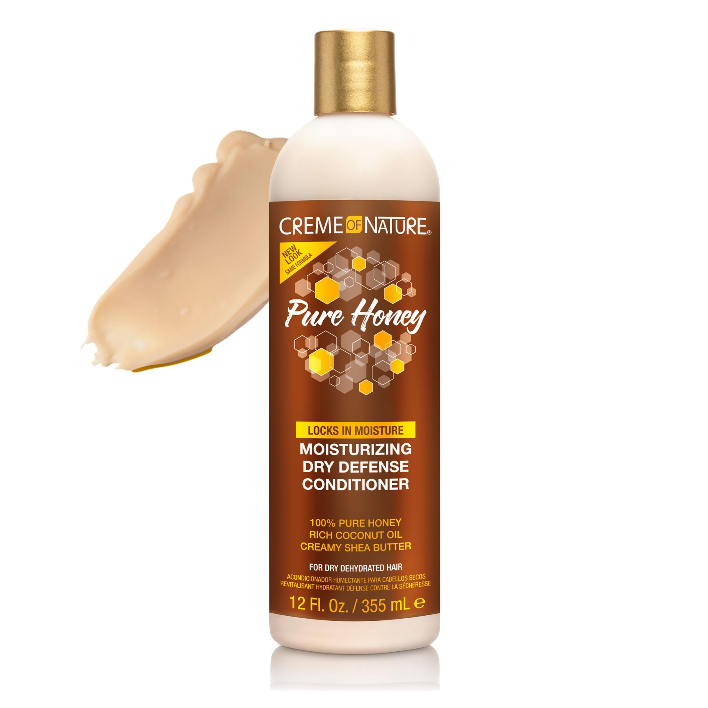 Creme of Nature Pure Honey Moisturizing Dry Defense Conditioner Hydrating - Thumbnail 2
