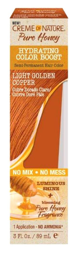 Creme of Nature Pure Honey Color Boost Light Golden Copper 89 ml (3 oz)