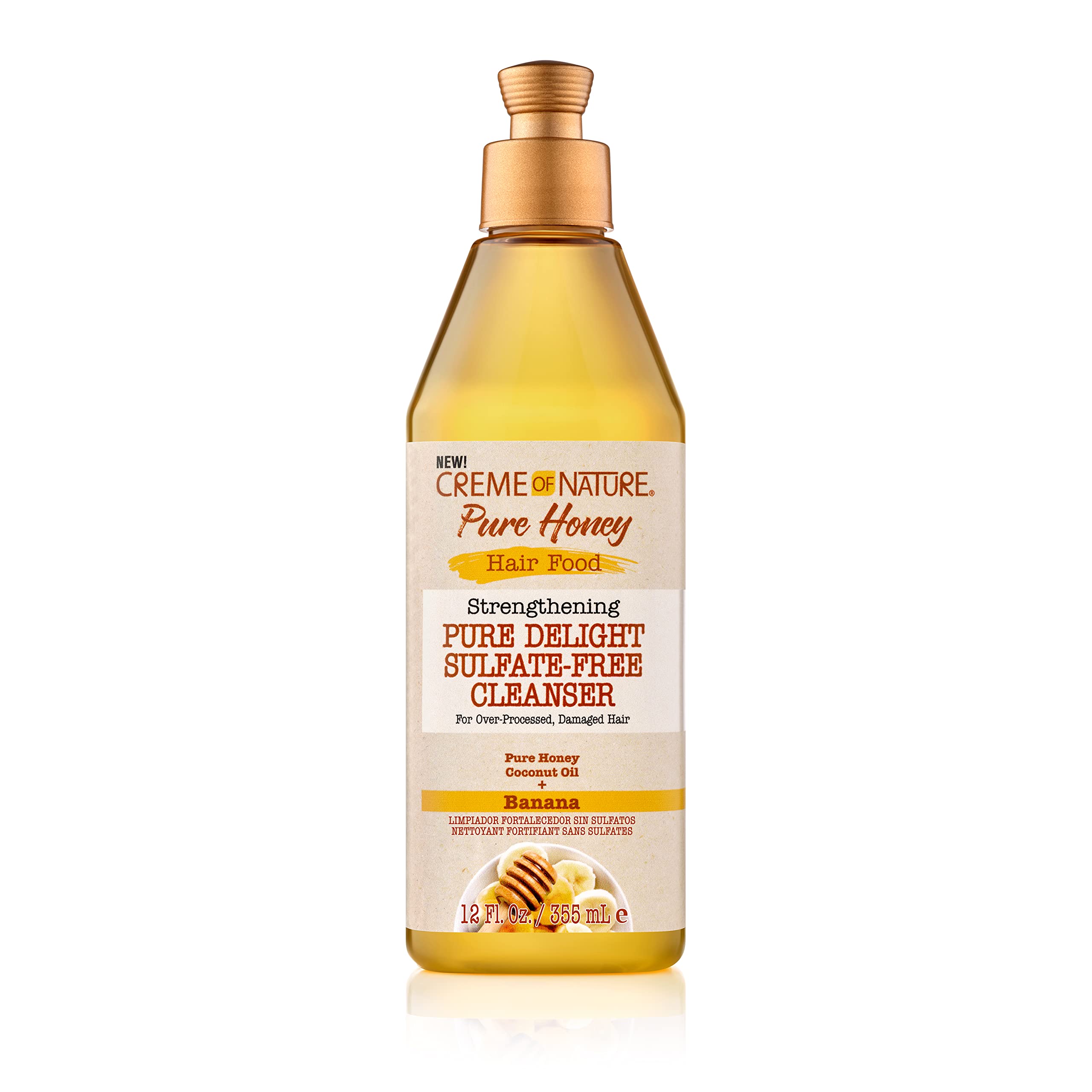 Creme of Nature Shampoo Honey and Banana Collection 12 oz