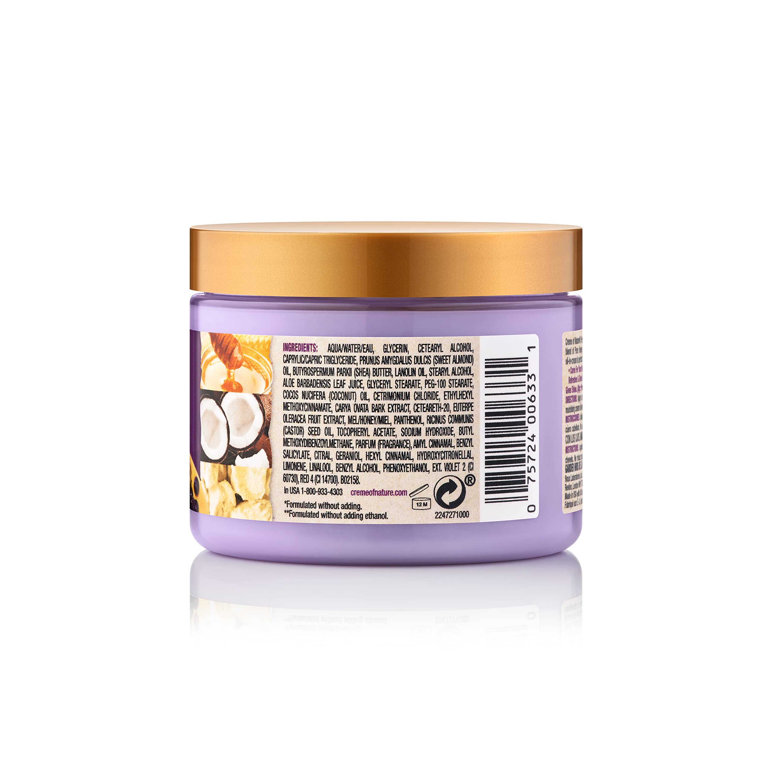 Creme of Nature Acai Hair Cream Honey and Acai Collection 4.7 oz - Thumbnail 3