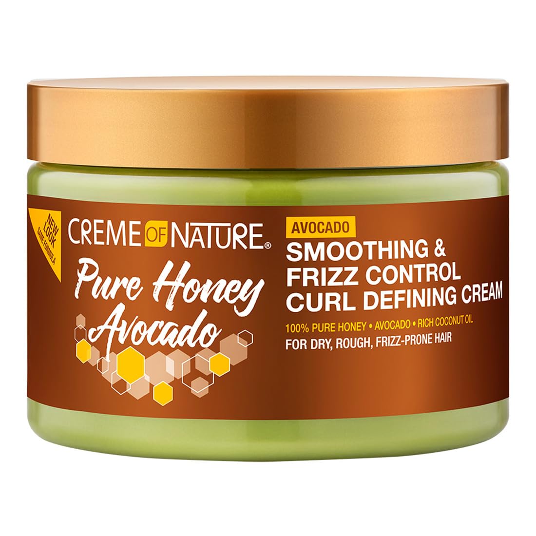 Creme of Nature Pure Honey Define Hair Food Smoothing Frizz Control Curl
