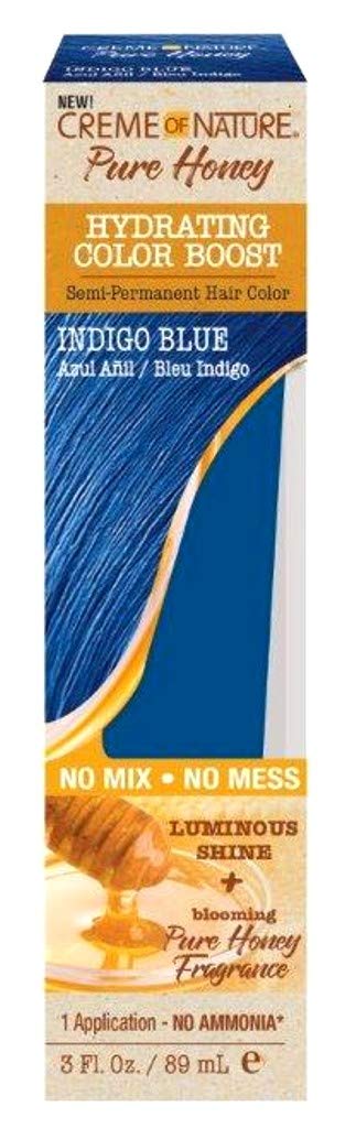 Creme of Nature Pure Honey Color Boost Indigo Blue 89 ml (3 oz)
