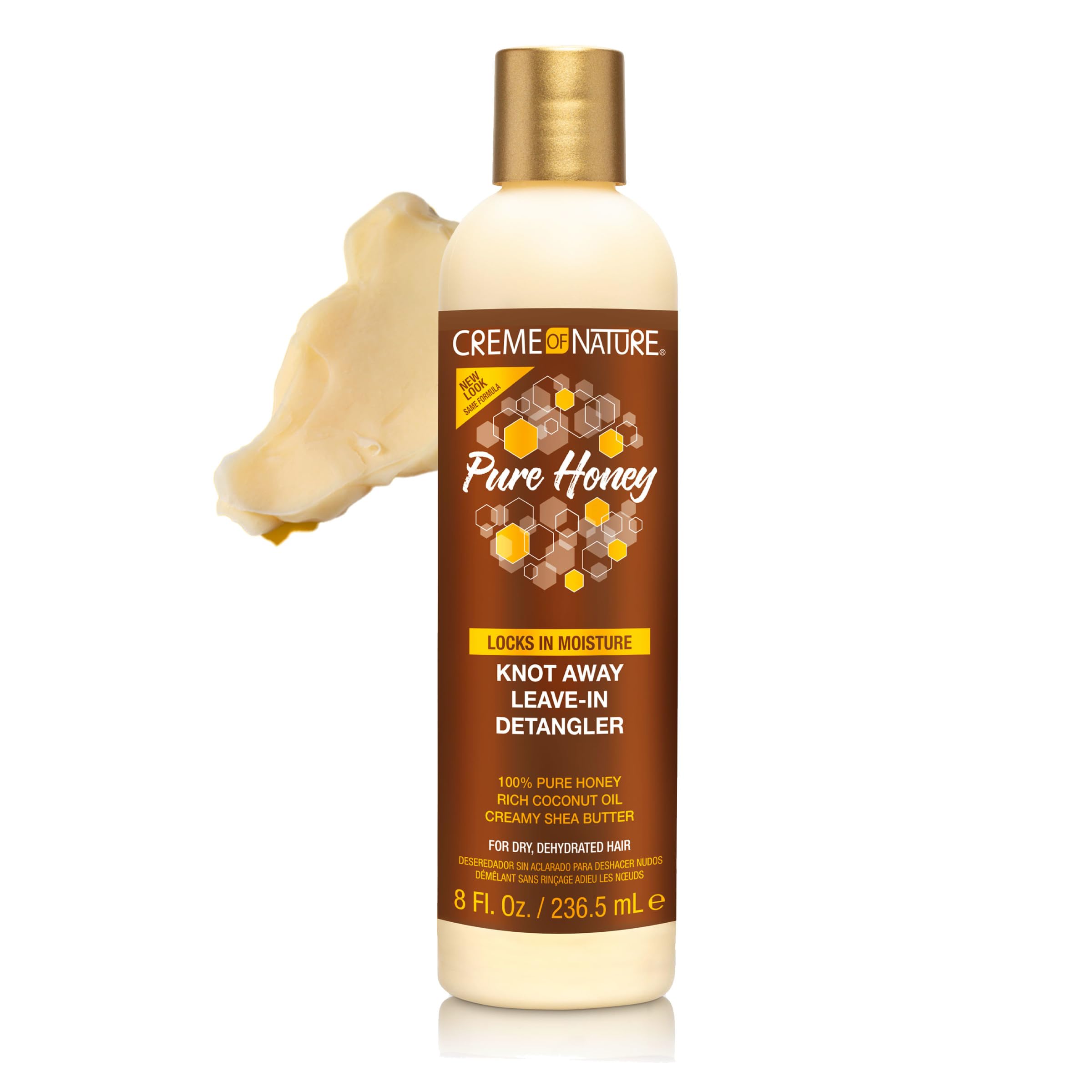 Creme of Nature Pure Honey Knot Away Leave In Detangler Instantly Detangles - Thumbnail 2