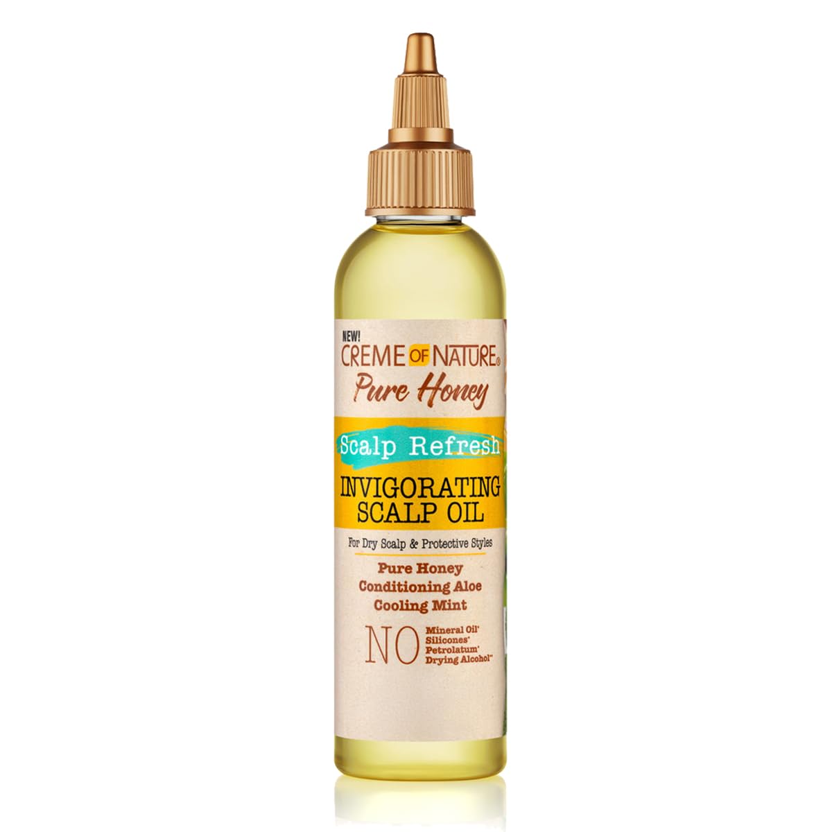 Creme of Nature Pure Honey Scalp Refresh Invigorating Scalp Treatment Oil
