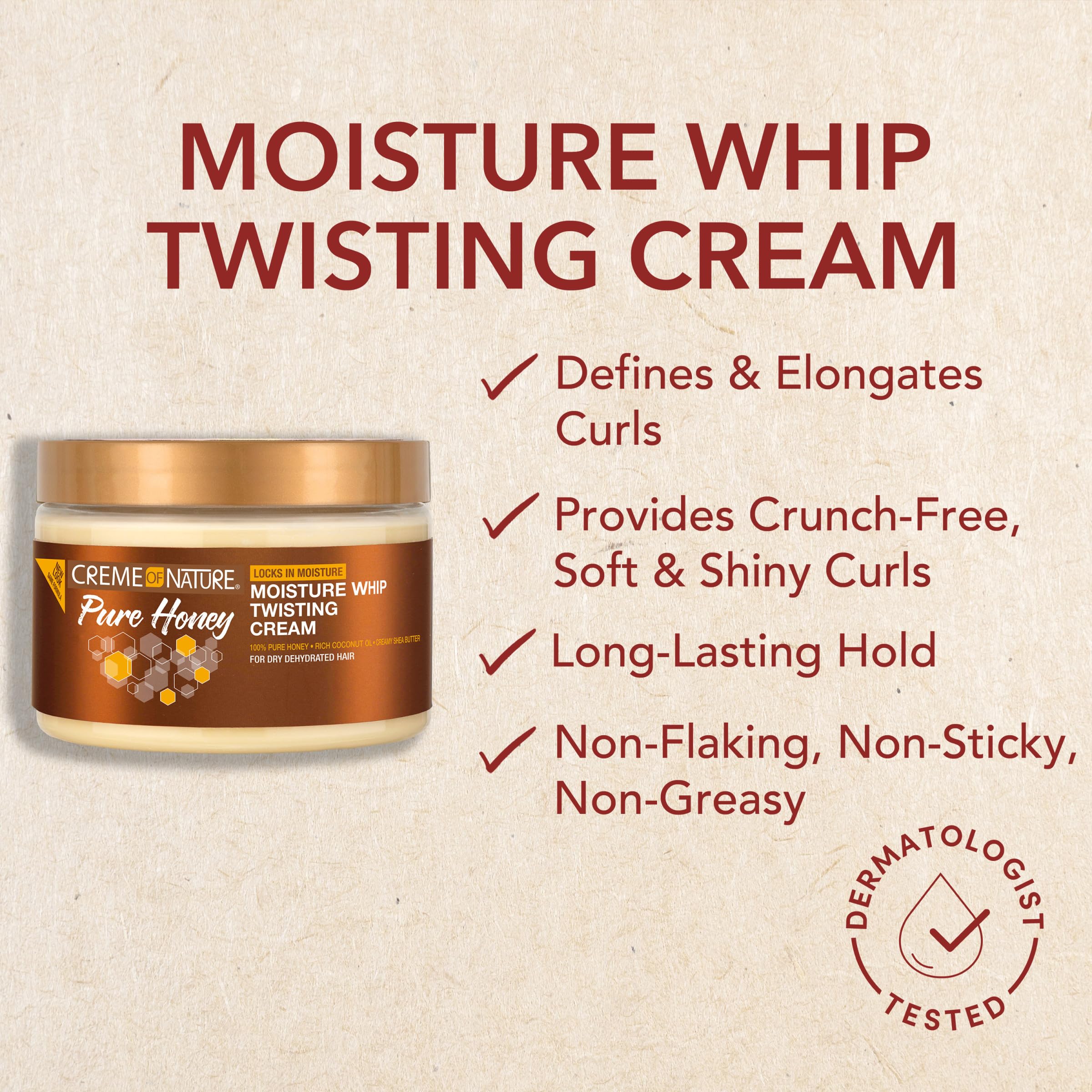 Creme of Nature Pure Honey Define Moisture Whip Twisting Cream Defines - Thumbnail 3