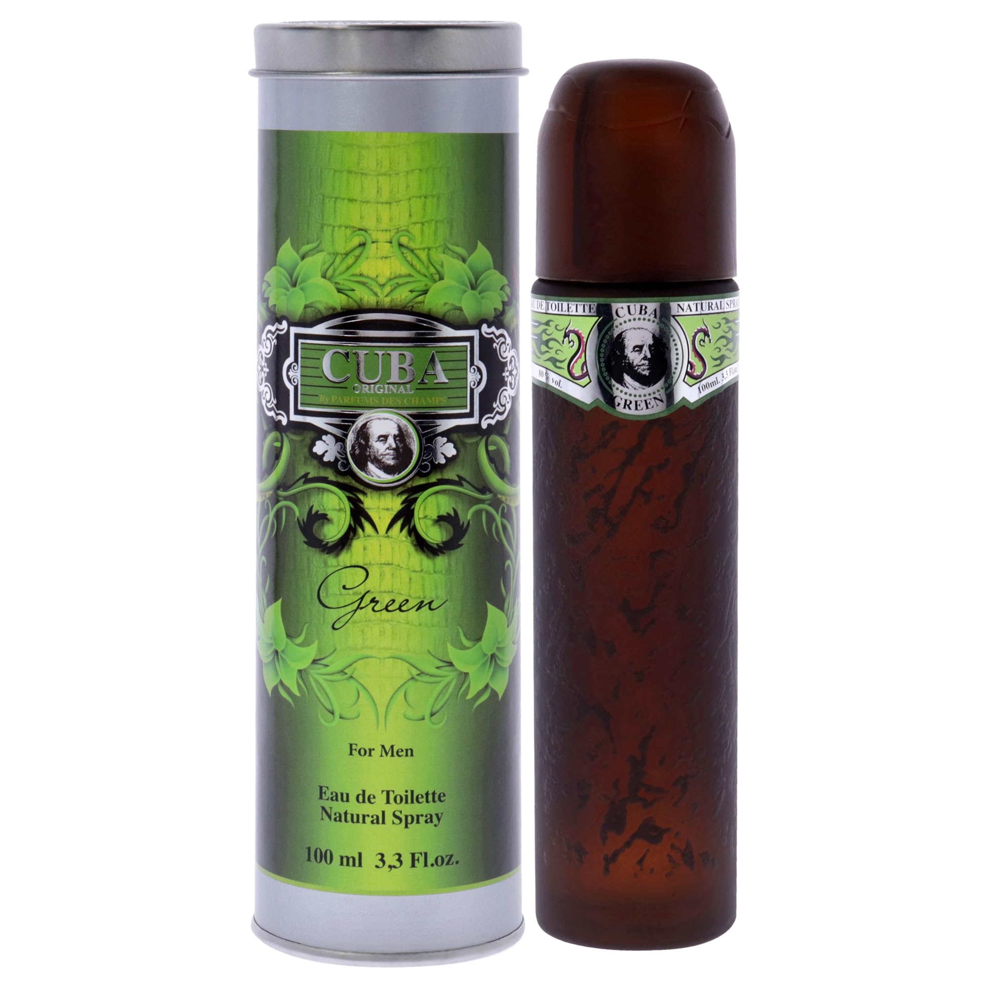 Cuba Green By Cuba For Men EDT 3.3 oz