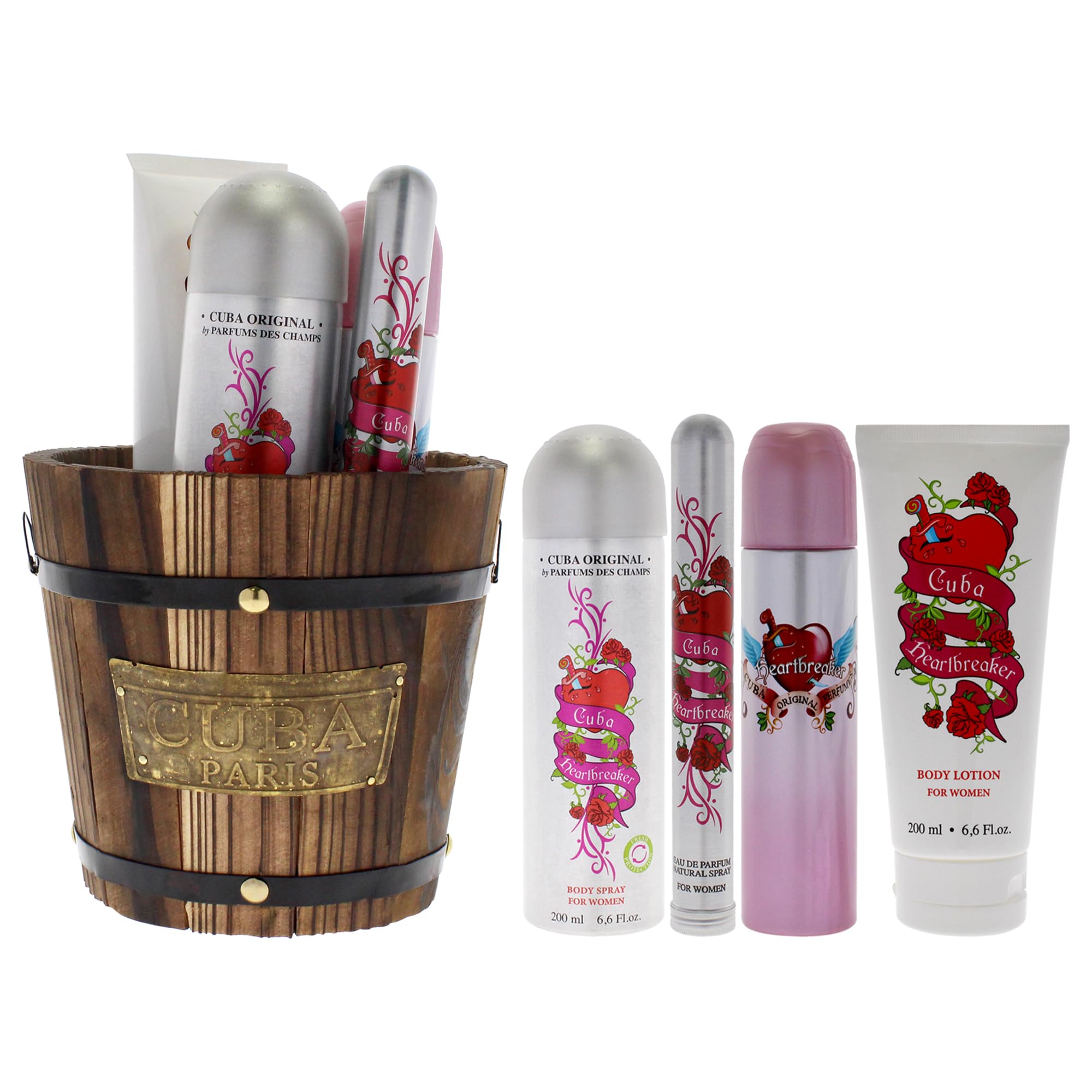 Cuba Heart Breaker 4pc Set3. 6.6ozbody Spl Set
