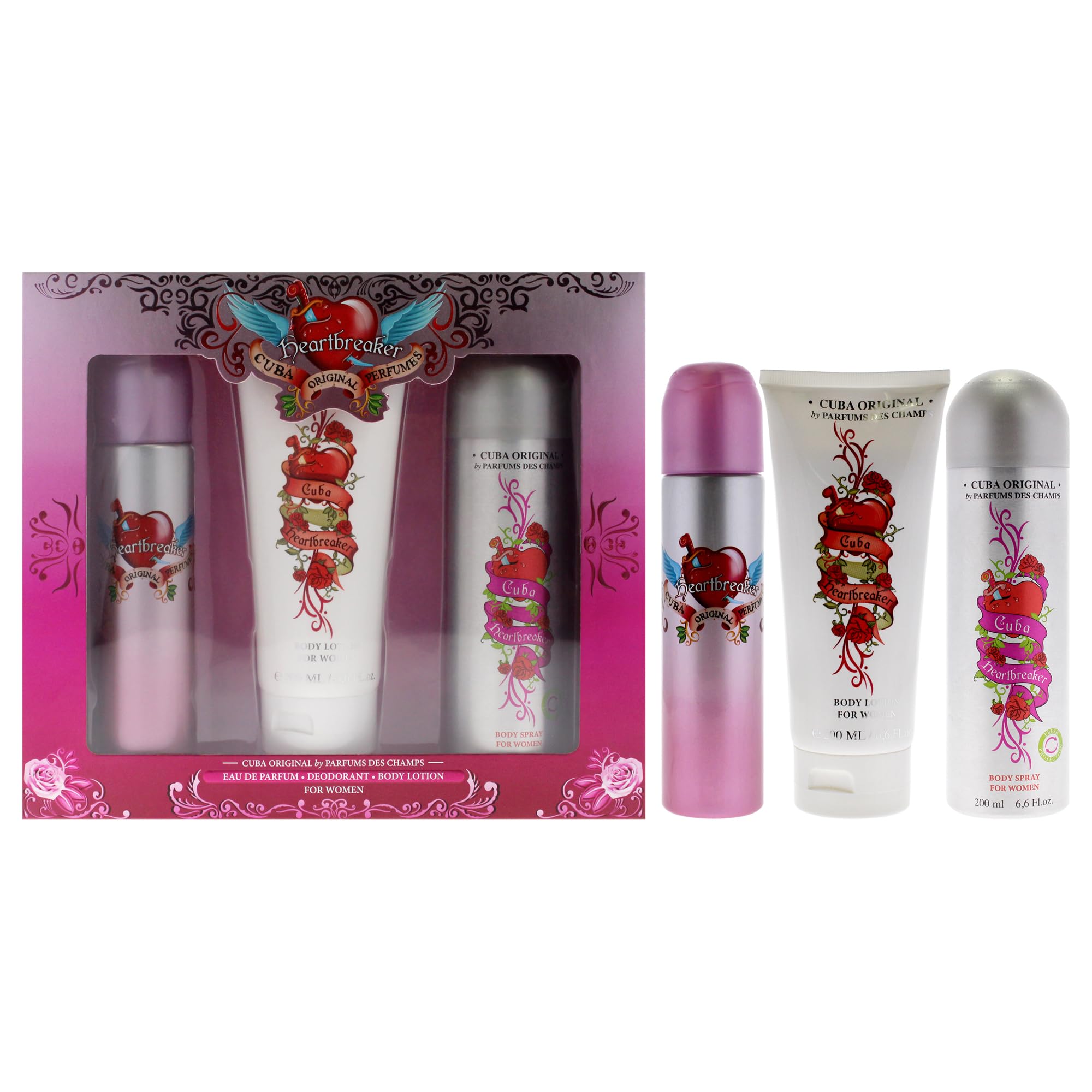 Cuba Heart Breaker 3pc Set