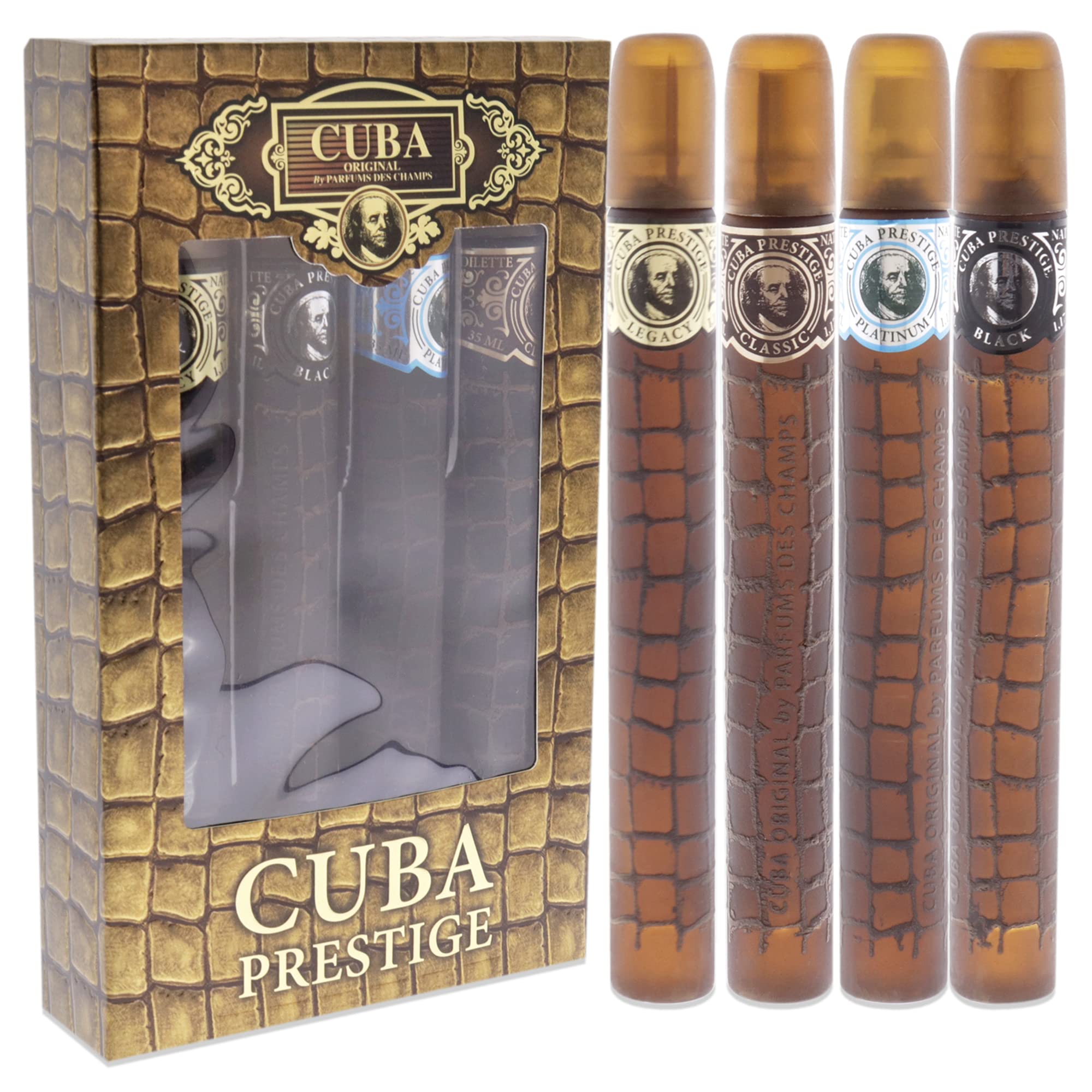 [Set] Cuba Prestige 4 Piece Each For Men EDT 1.7 oz - Thumbnail 3