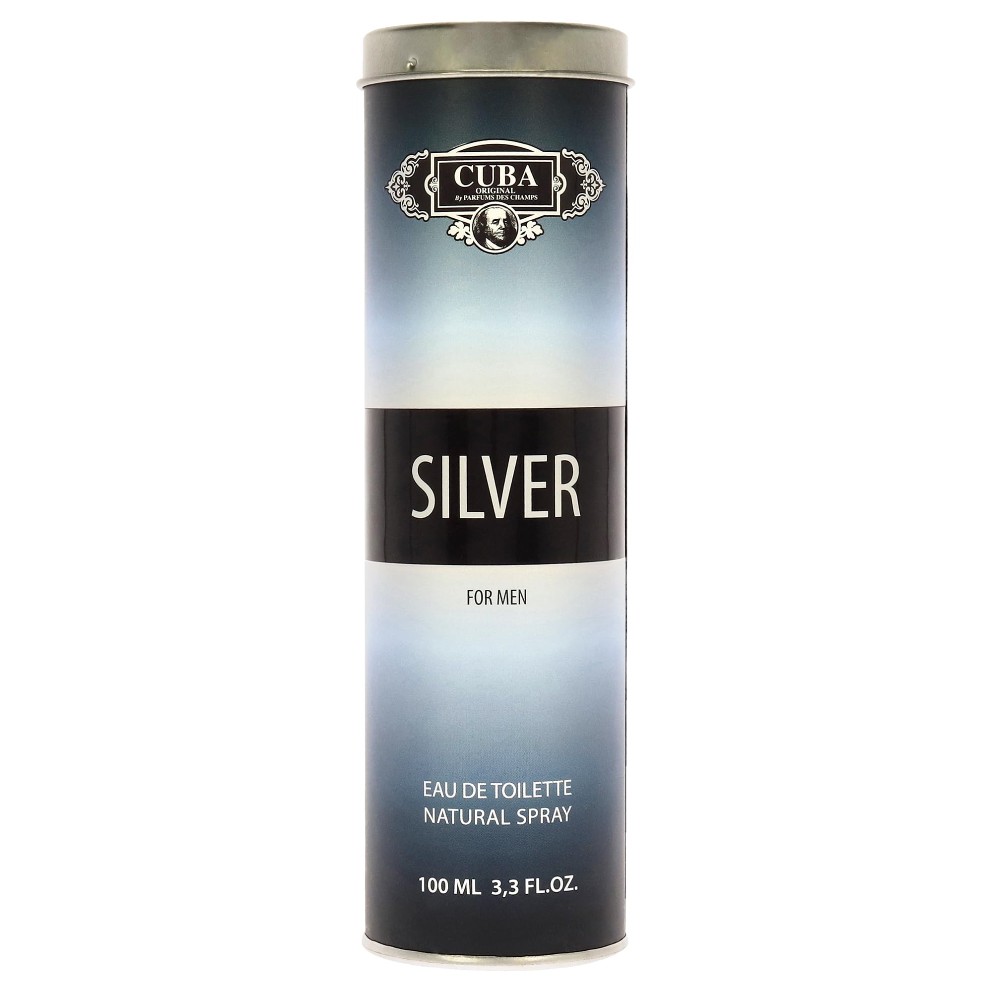 Cuba Silver For Men EDT 3.3 oz - Thumbnail 3