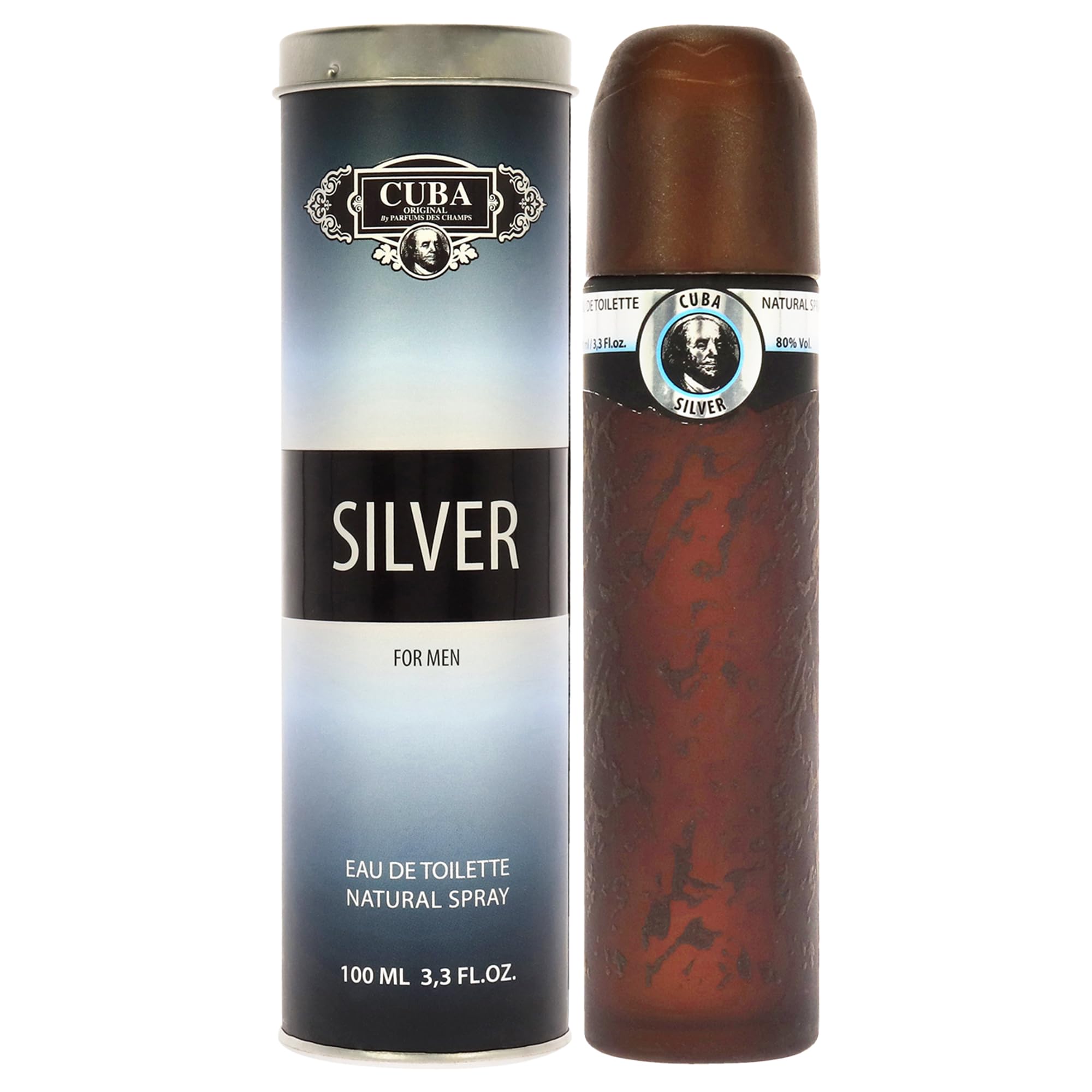 Cuba Silver For Men EDT 3.3 oz