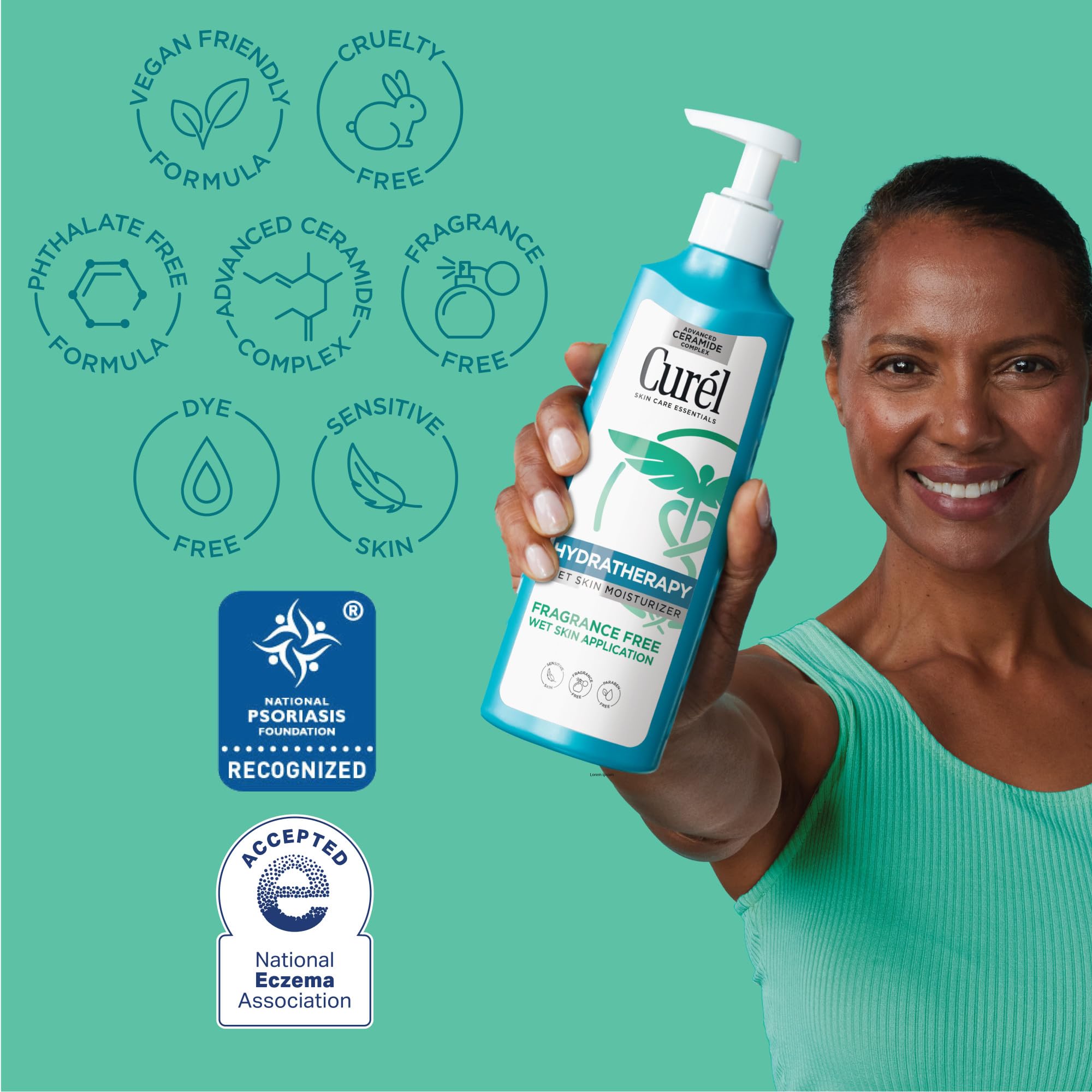 Curel Hydra Therapy In Shower Lotion Itch Defense Body Moisturizer With - Thumbnail 3