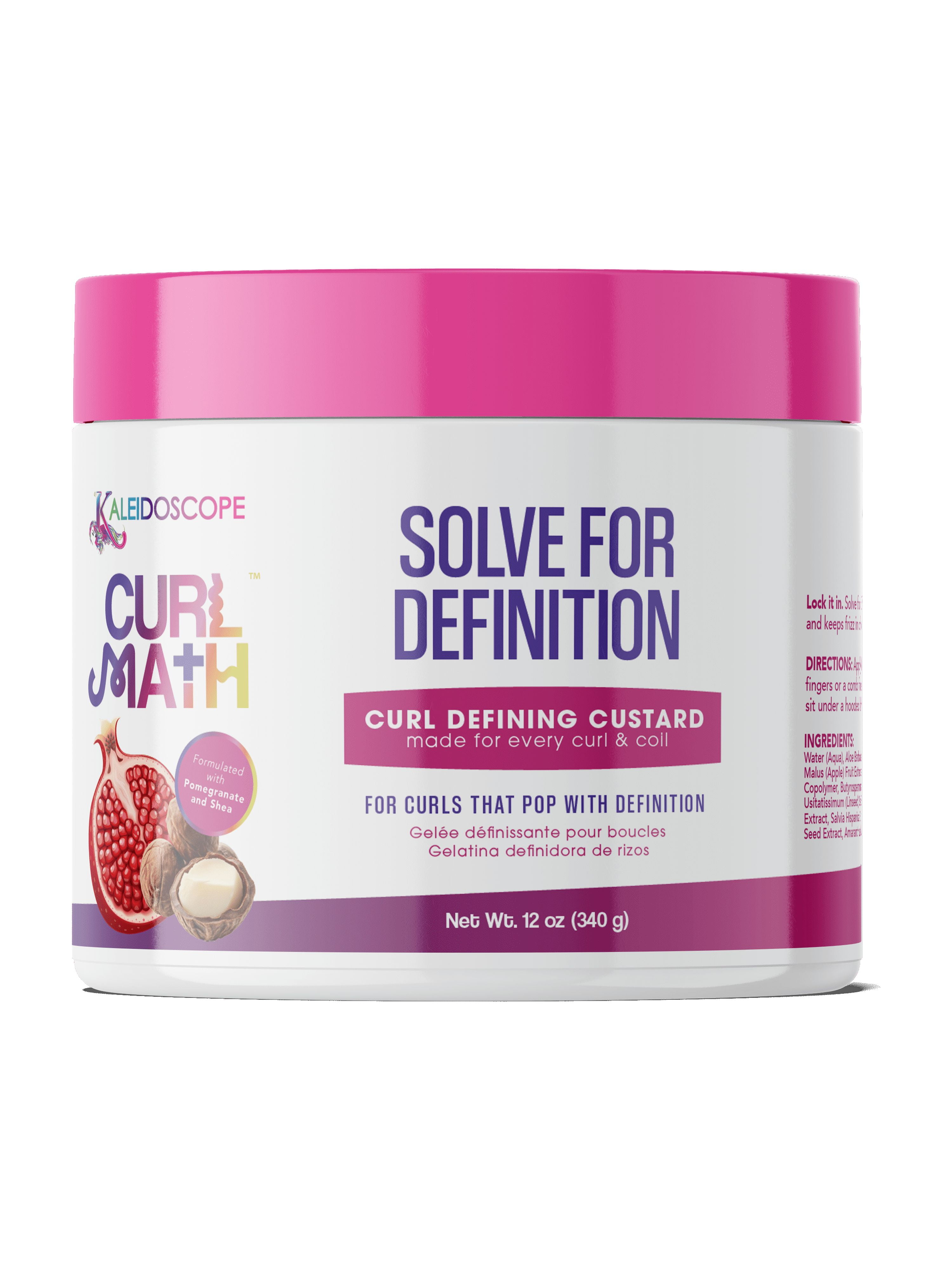 Kaleidoscope Curl Math Solve for Definition Defniing Curl Custard 12 oz