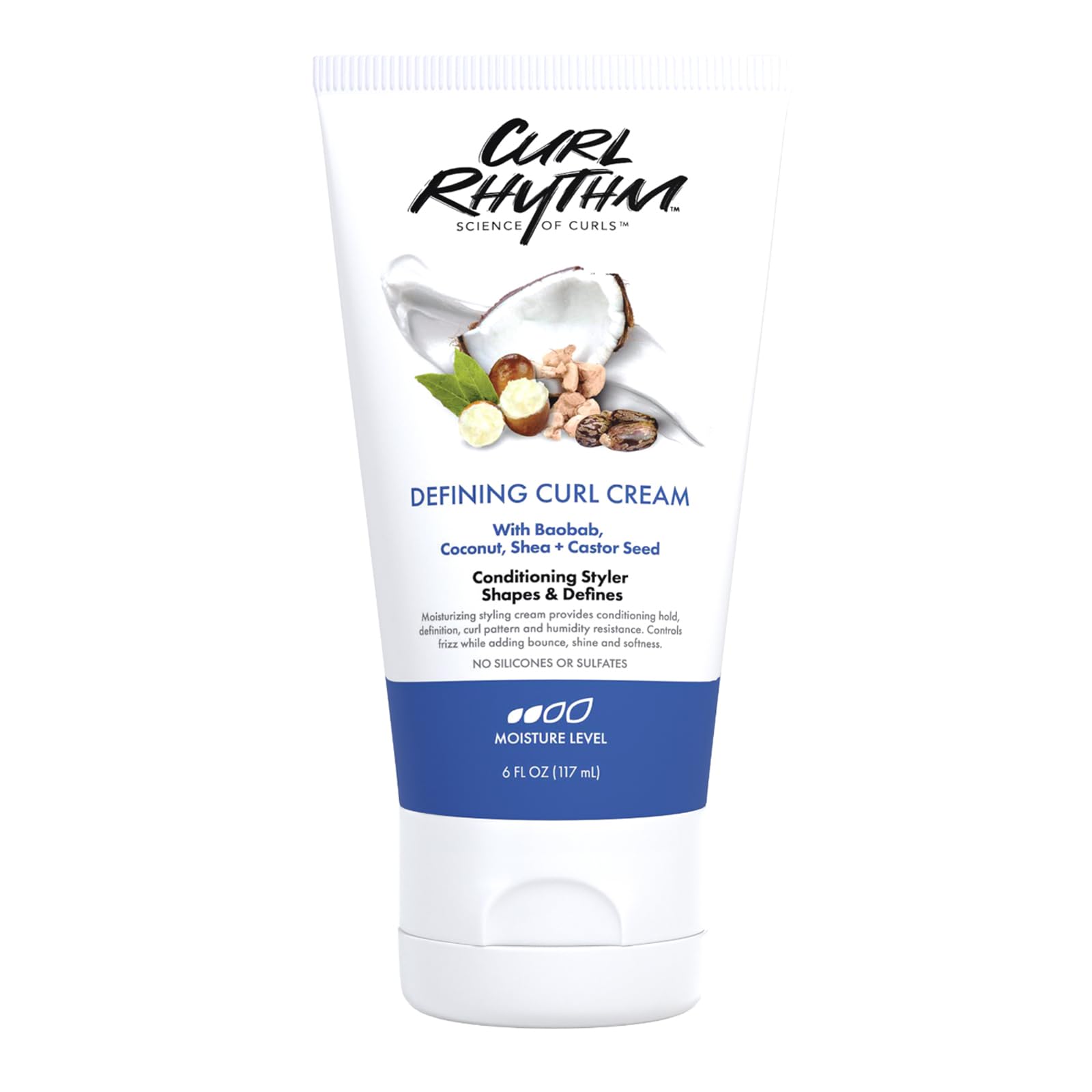 Curl Rhythm Defining Curl Cream Hair Moisturizer for Curly Hair Curl Styling