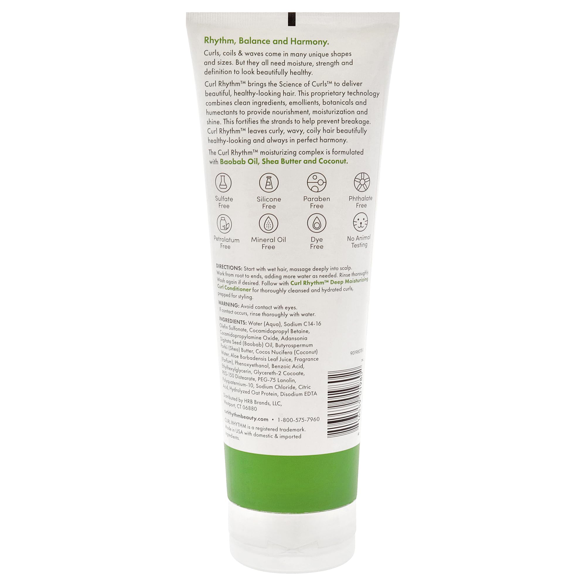 Curl Rhythm Deep Moisturizing Curl Shampoo Curly Hair Shampoo for Hydration - Thumbnail 2