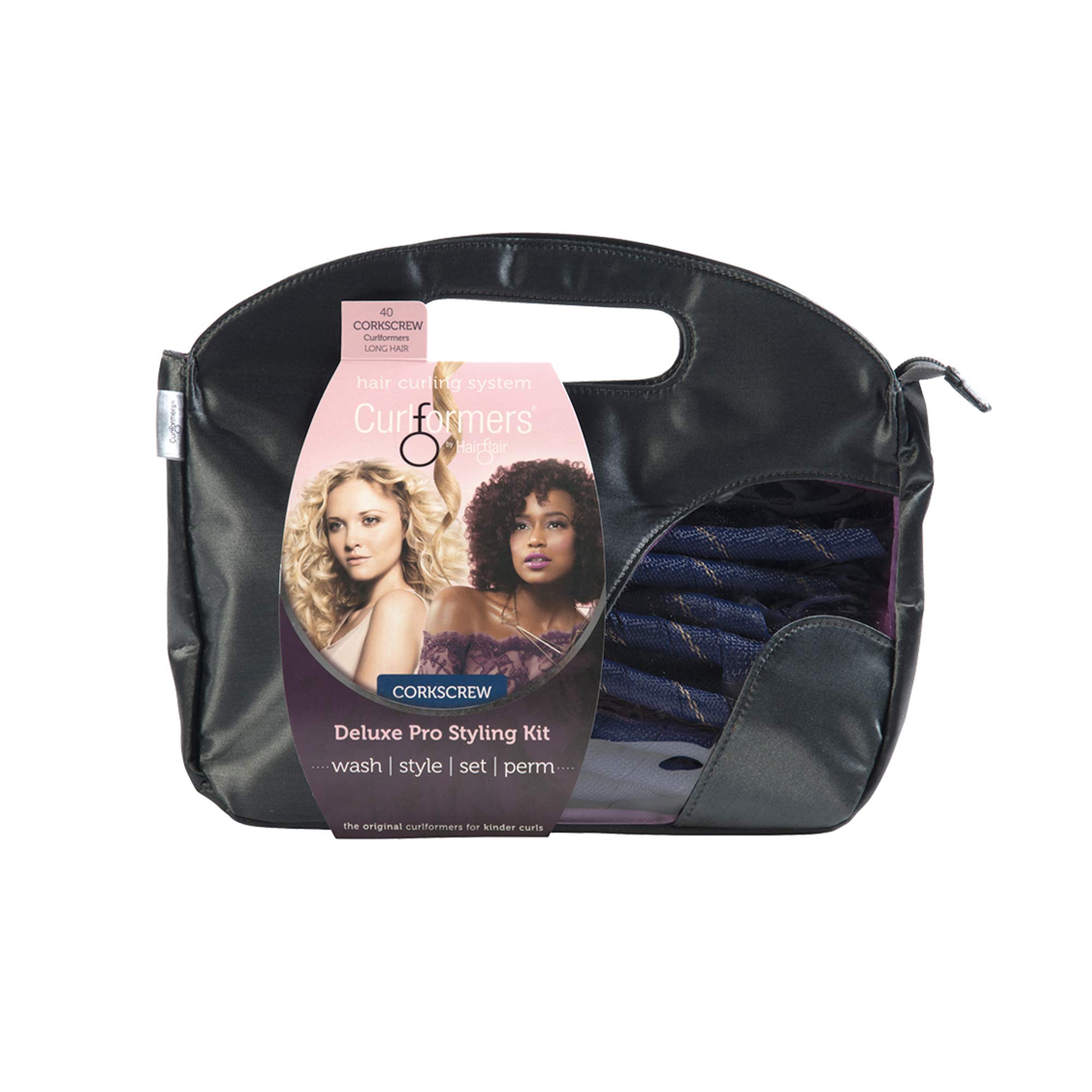 Original Heatless Hair Curlers By Curlformers • Deluxe Corkscrew Curls Styling