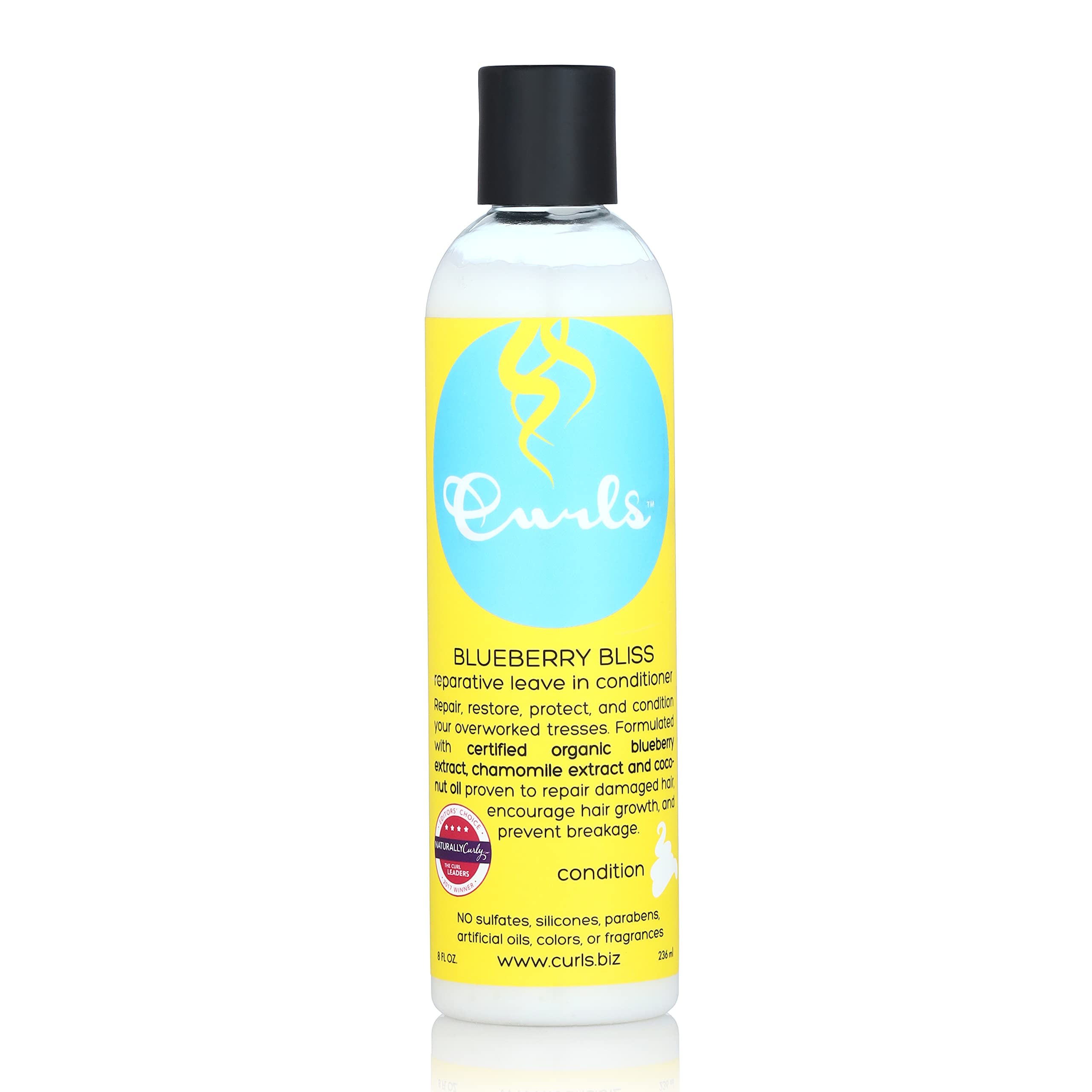 Curls Blueberry Bliss Reparative Leave In Conditioner Helps Repair Damage and