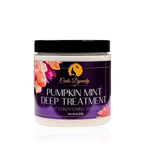 Curls Dynasty Pumpkin Mint Deep Treatment Masque Moisturizing Deep Conditioning - Thumbnail 3