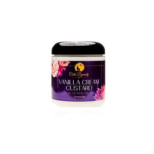 Vanilla Cream Custard Curl Defining Cream |defines Smooths and Protects - Thumbnail 2