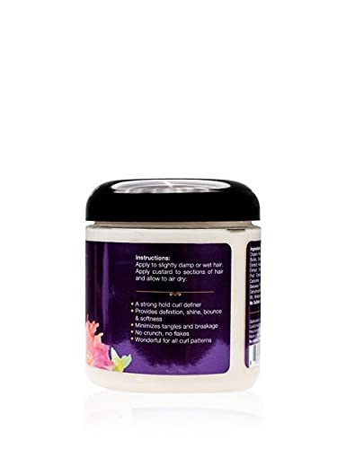 Vanilla Cream Custard Curl Defining Cream |defines Smooths and Protects - Thumbnail 3