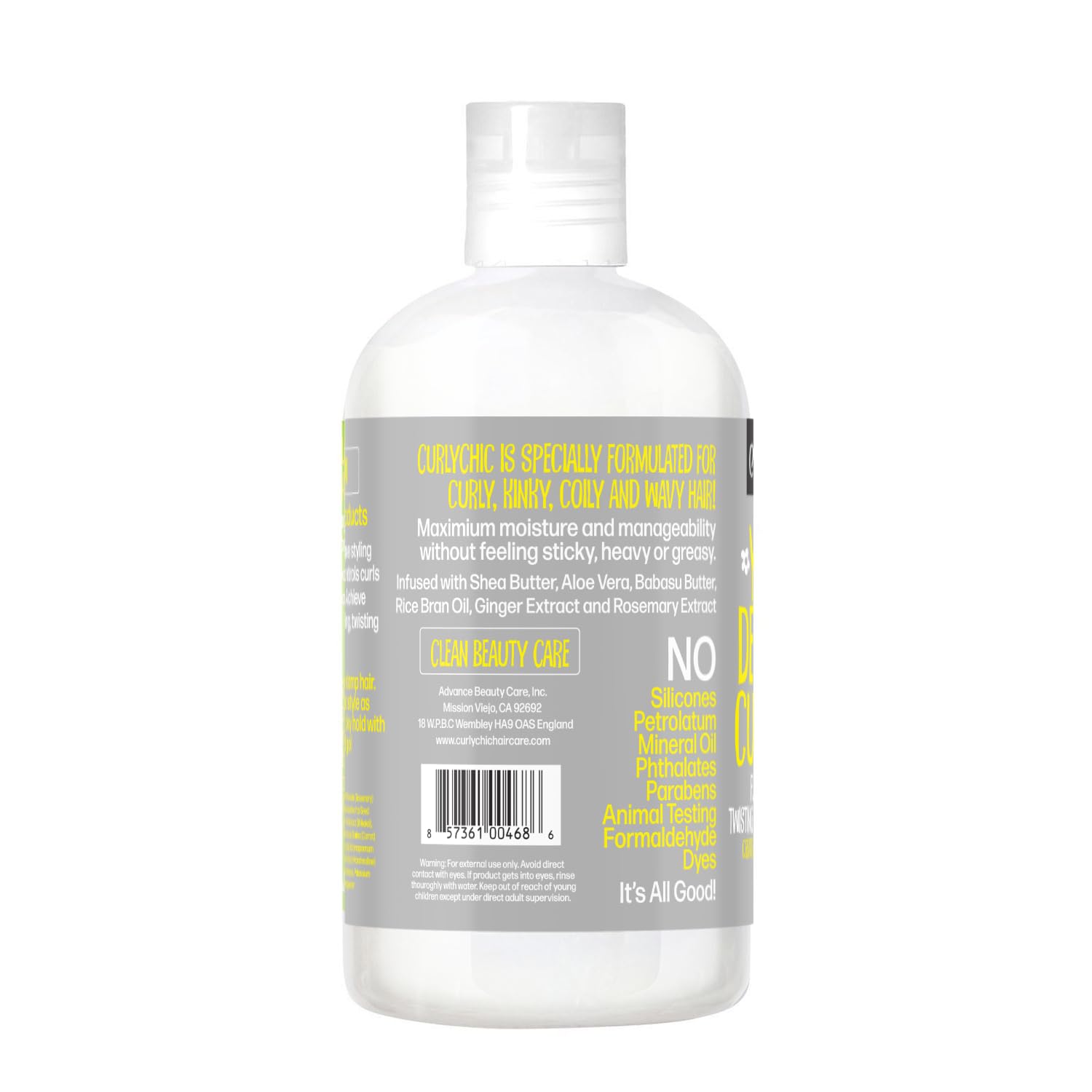 Curlychic Your Defining Custard Curl Defining Moisturizing Styling Cream for - Thumbnail 3