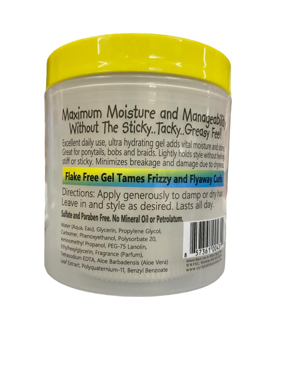 Curly Kids Curly Gel Moisturizer 6 oz - Thumbnail 2