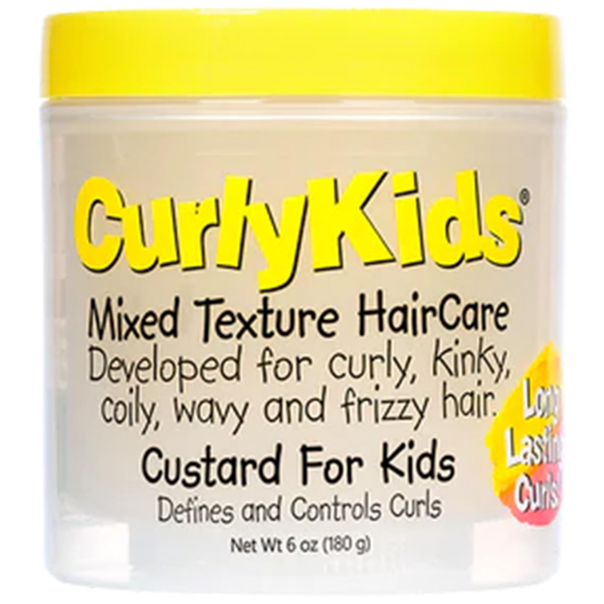 Curlykids Mixed Haircare Custard for Kids Lightweight Curl Defining Custard for