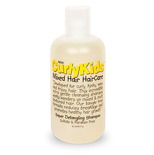 Curlykids Mixed Haircare Super Detangling Shampoo Yellow 8 Fl Oz - Thumbnail 2