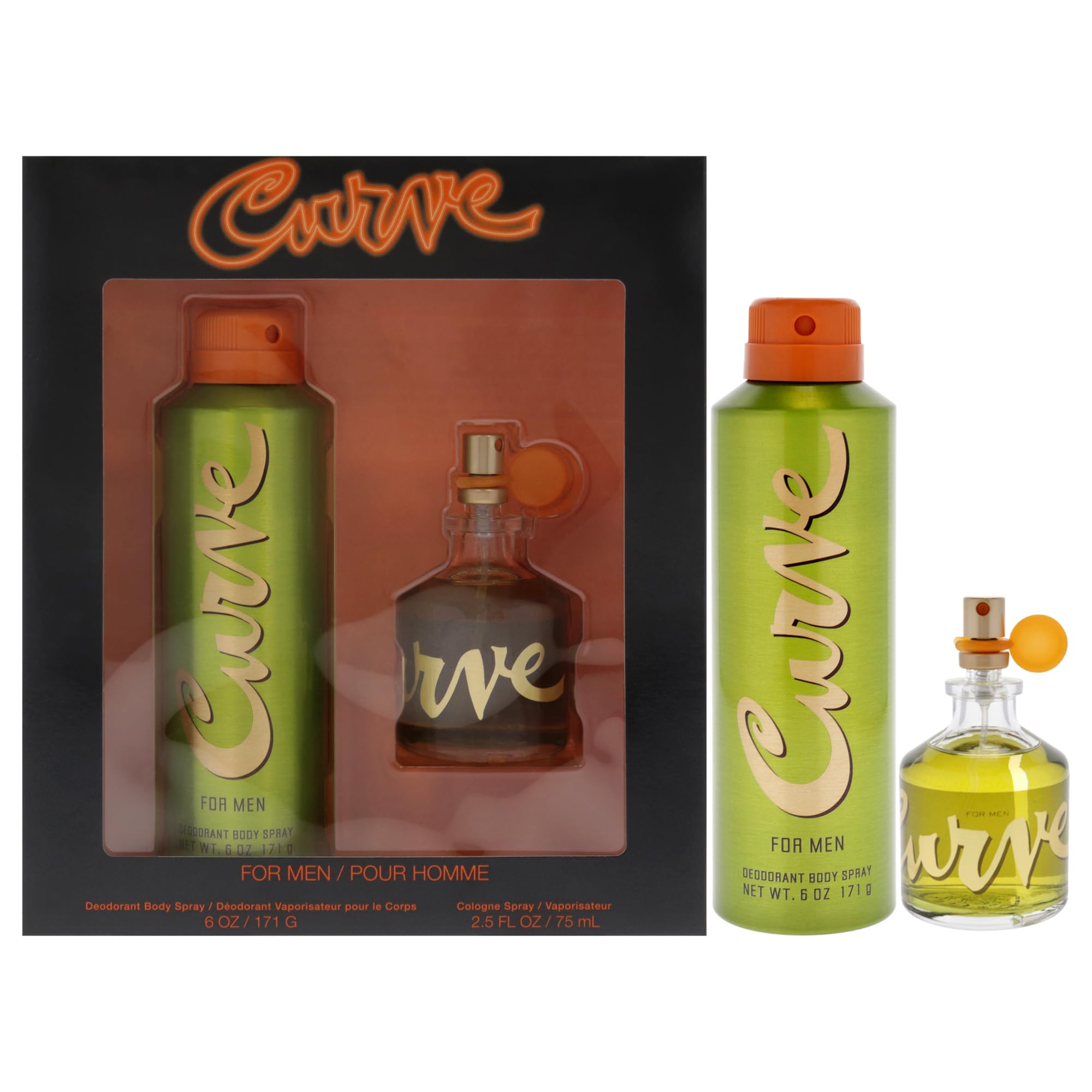 CURVE(M)(W/B)2PC SET(2.5oz edc sp,6.0oz Body Spray)