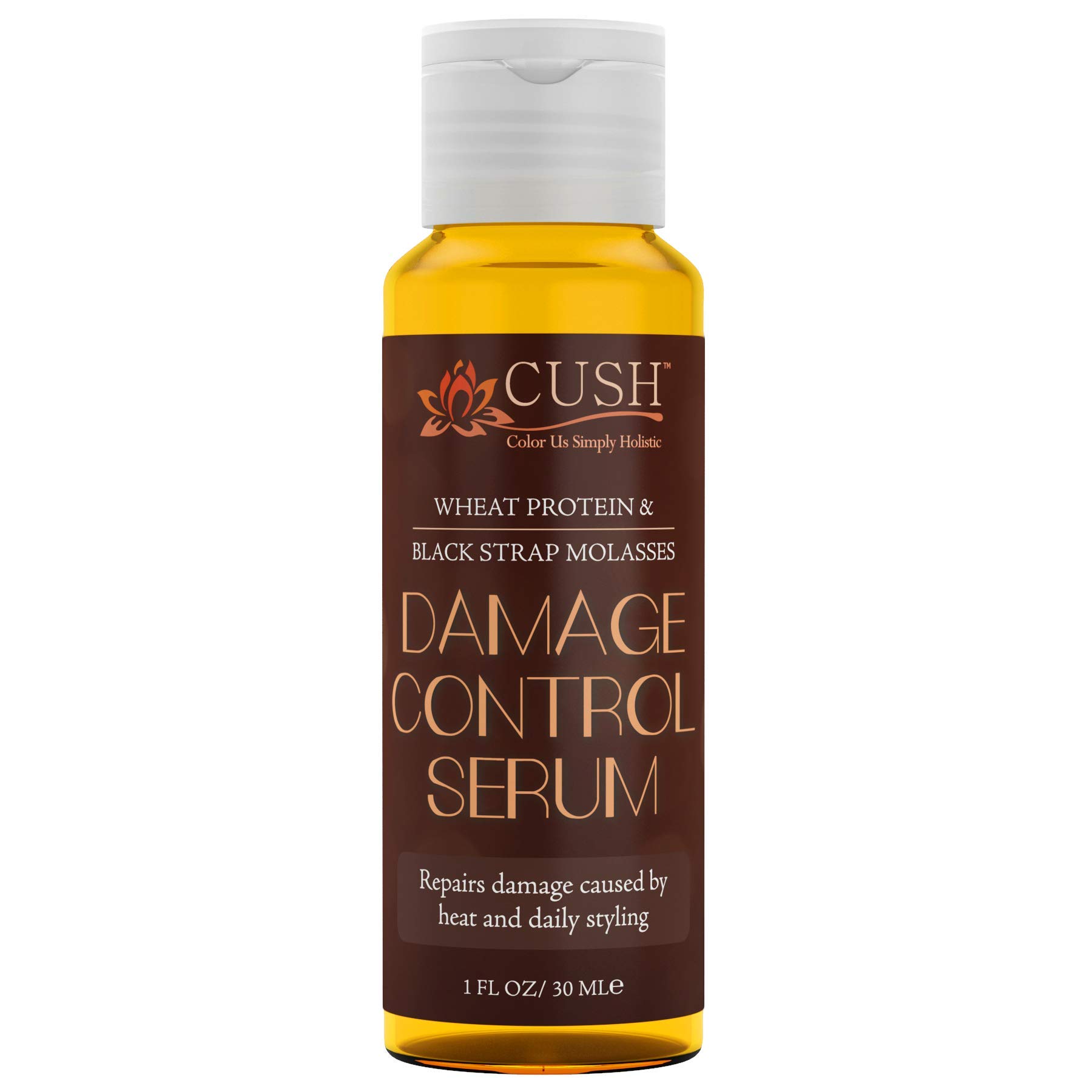 Cush Cosmetics Wheat Protein Black Strap Molasses Damage Control Serum - Thumbnail 2
