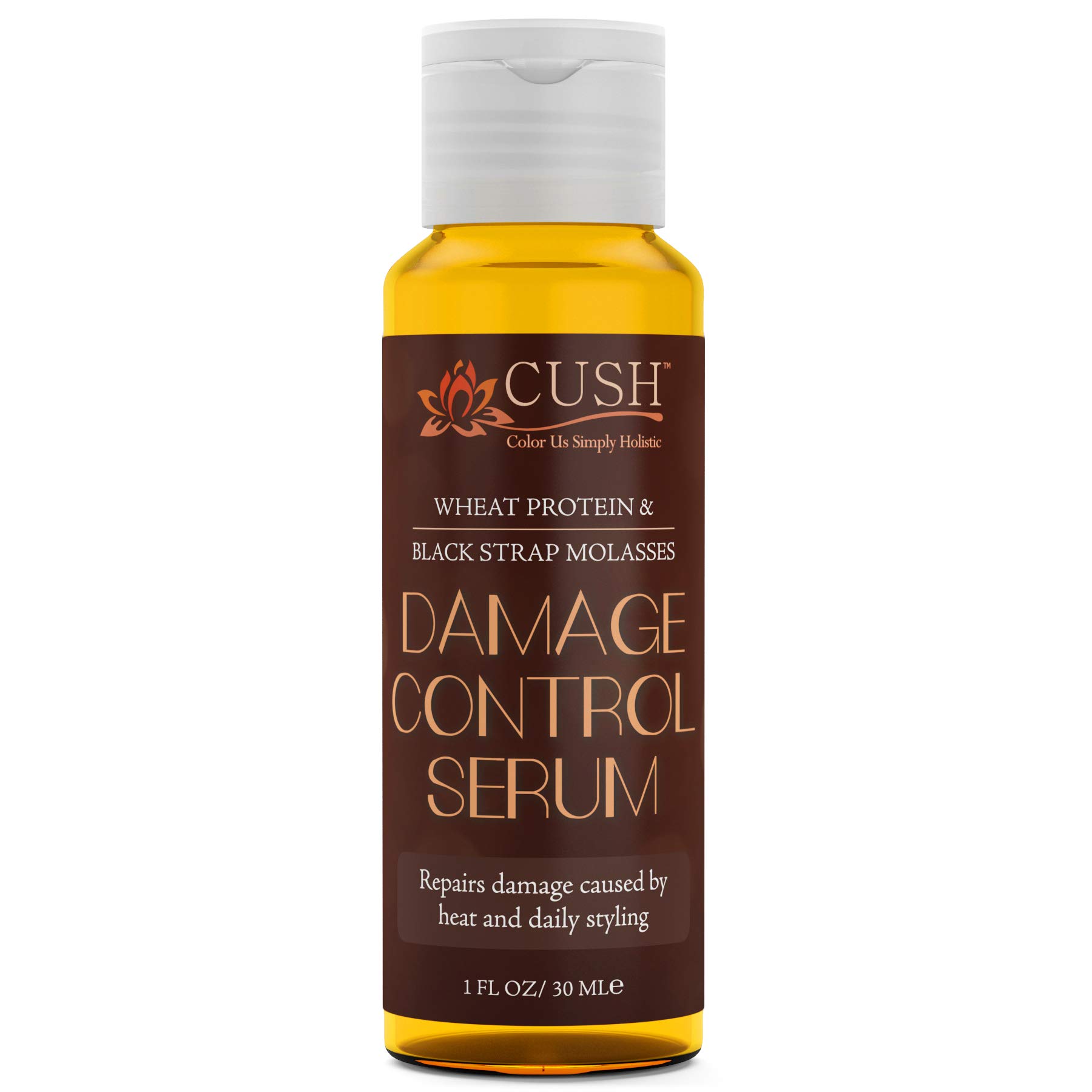 Cush Cosmetics Wheat Protein Black Strap Molasses Damage Control Serum