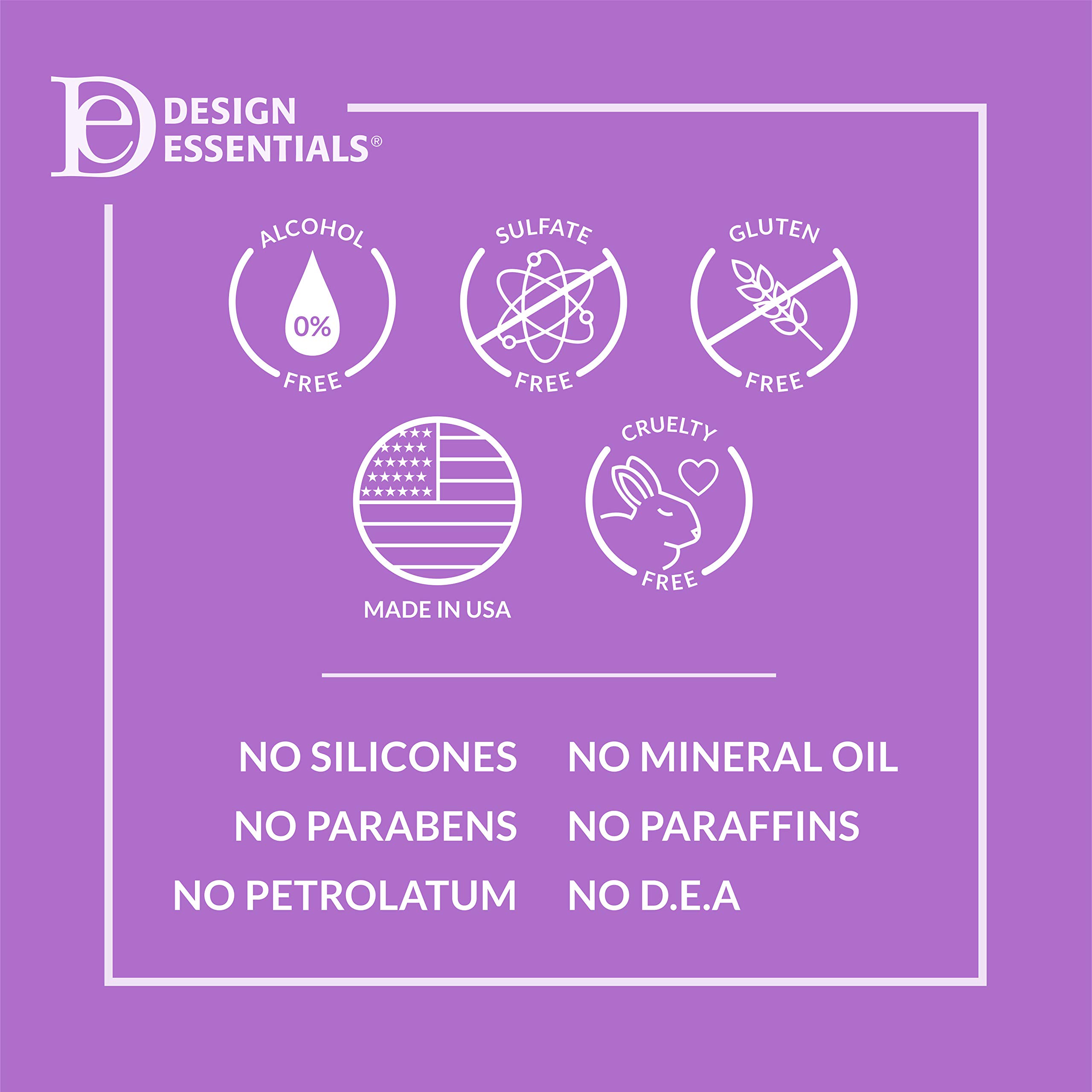 Design Essentials Agave Lavender Sulfate Free Moisturizing Shampoo Nourishing - Thumbnail 2