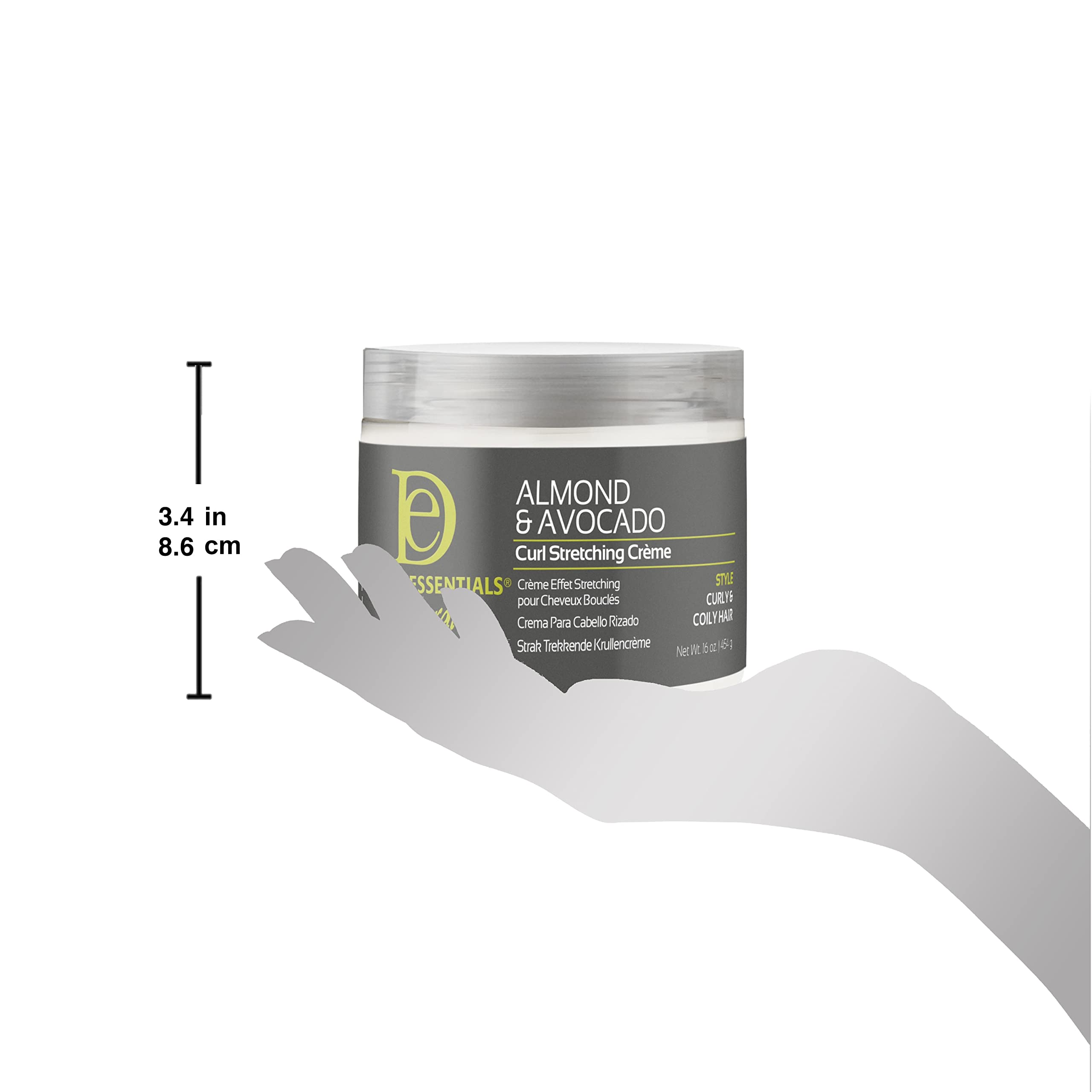 Design Essentials Natural Almond Avocado Curl Stretching Cream for All Curl - Thumbnail 2