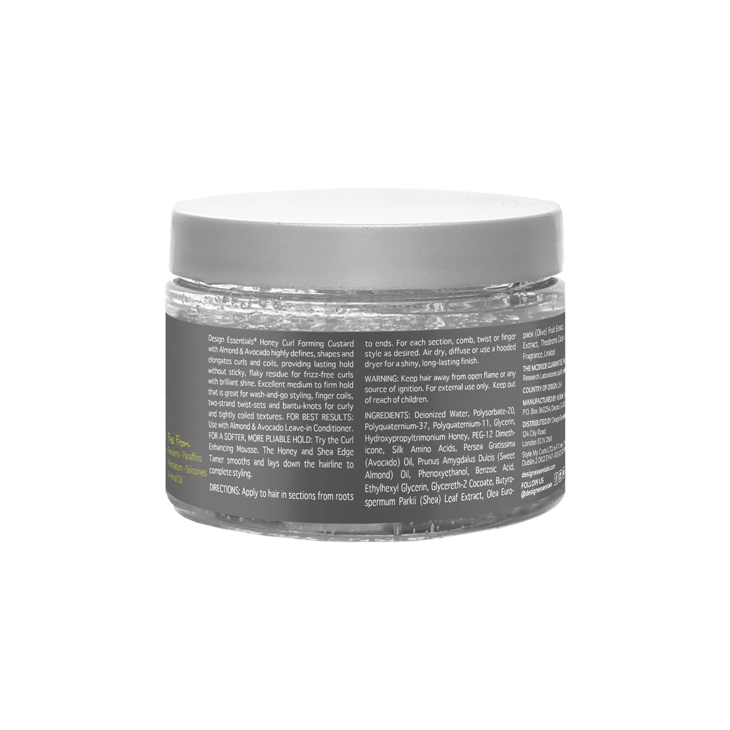 Design Essentials Almond Avocado Honey Curl Forming Custard Defines Curls - Thumbnail 3