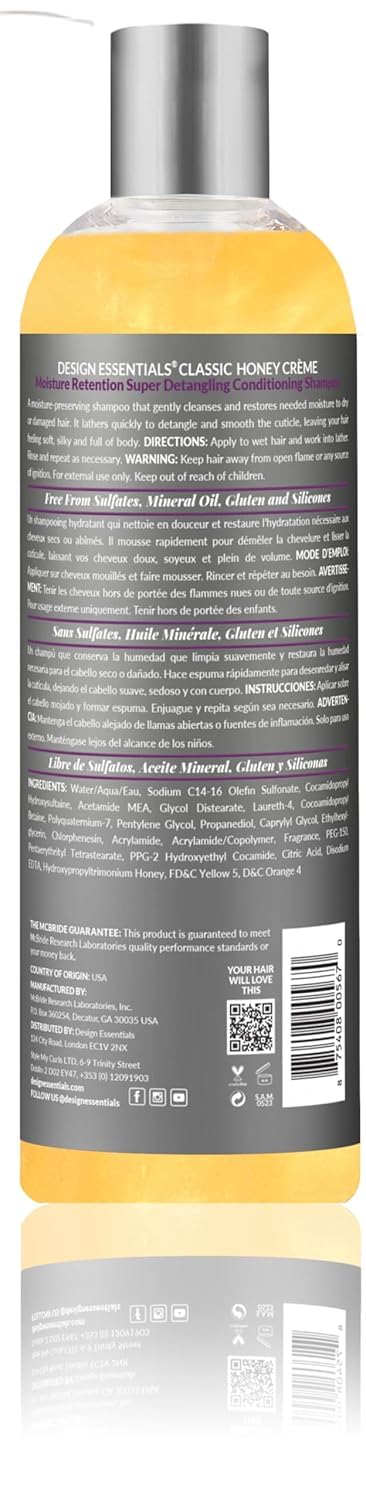 Design Essentials Honey Creme Moisture Retention Super Detangling Conditioning - Thumbnail 2