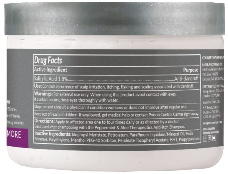 Design Essentials Peppermint Aloe Therapeutics Anti Itch Hair + Scalp Treatment - Thumbnail 3