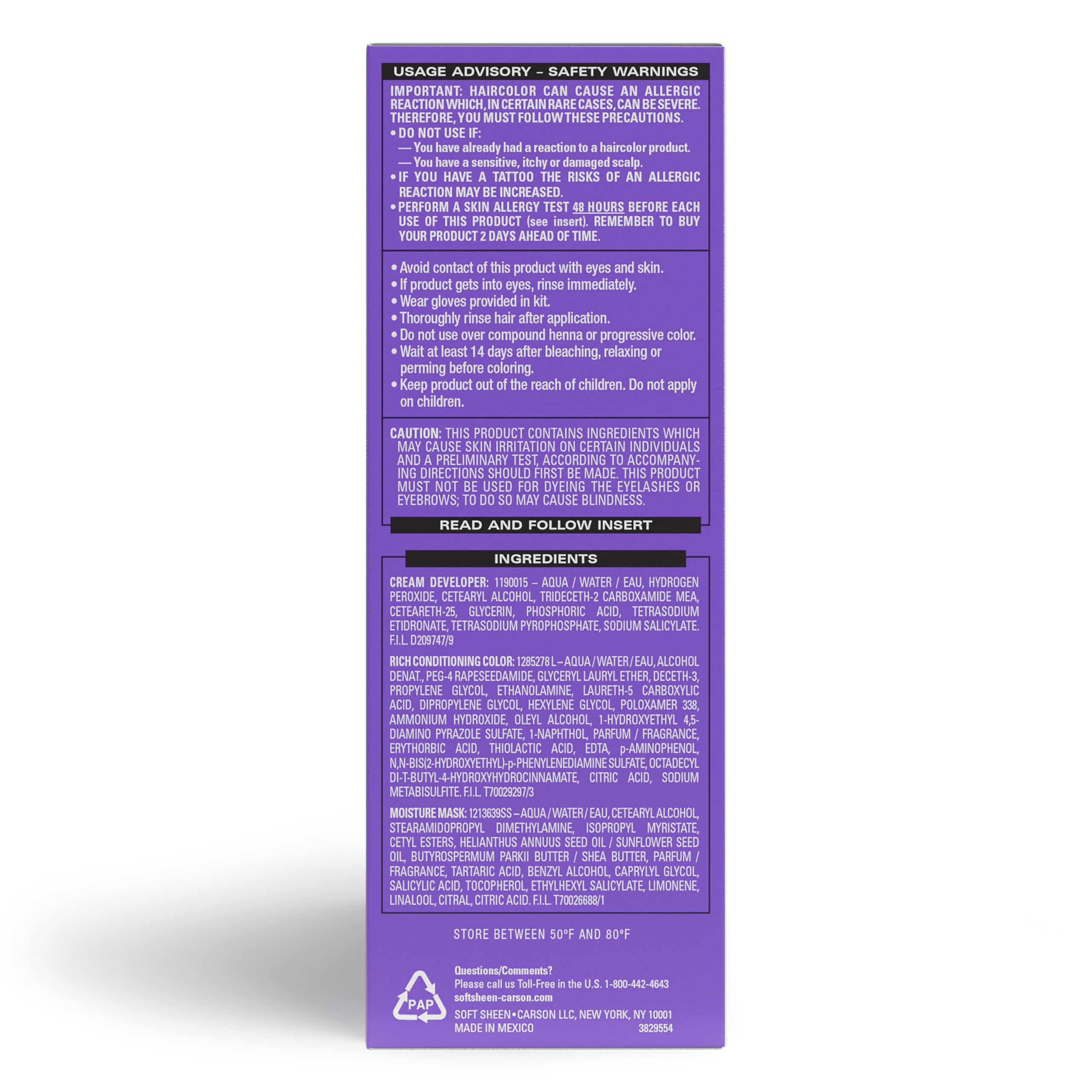 Softsheen Carson Dark and Lovely Hair Dye Fade Resist Hair Color With - Thumbnail 2