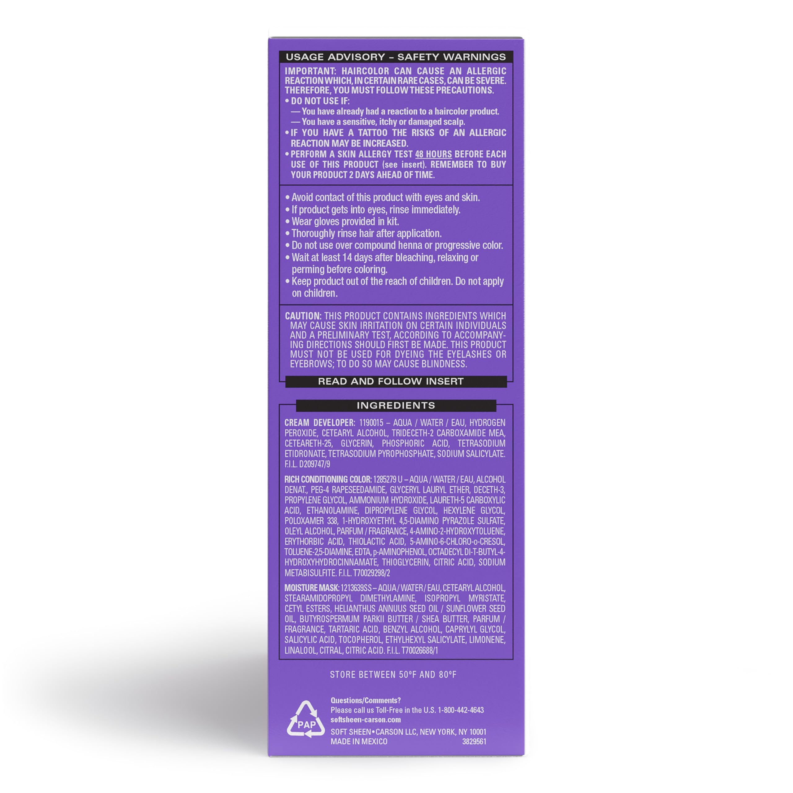 Softsheen Carson Dark and Lovely Hair Dye Fade Resist Hair Color With - Thumbnail 2