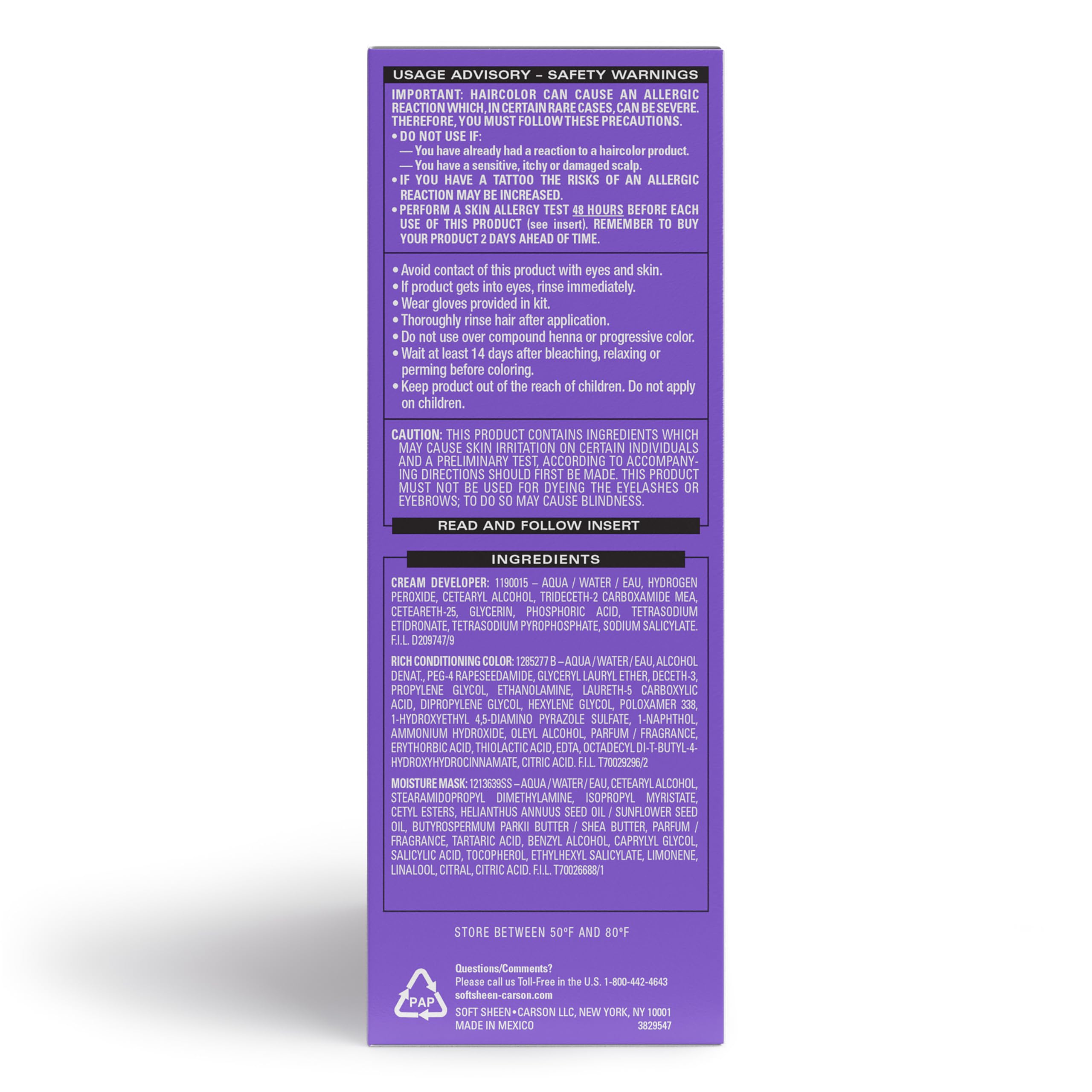 Softsheen Carson Dark and Lovely Hair Dye Fade Resist Hair Color With - Thumbnail 2