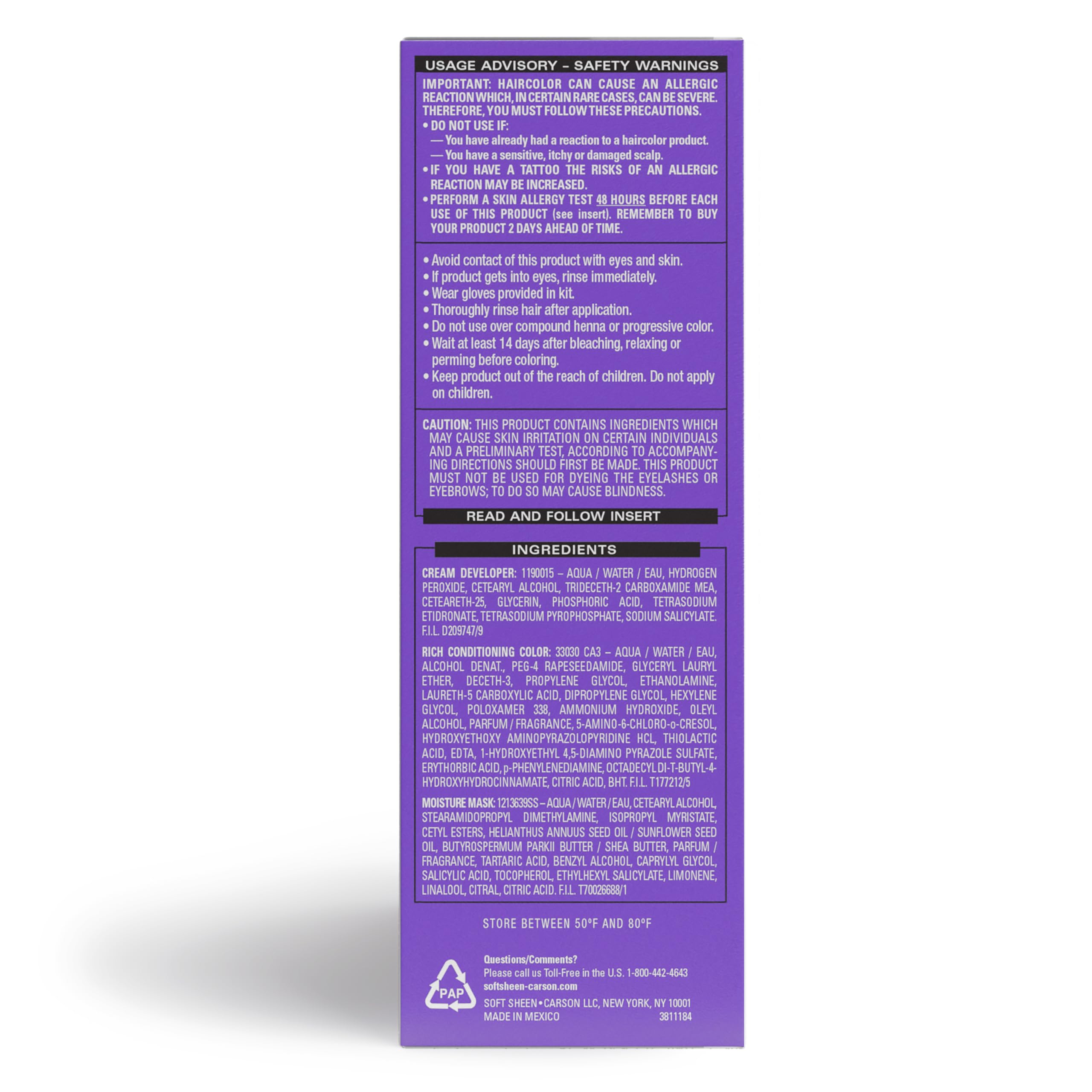 Softsheen Carson Dark and Lovely Fade Resist Rich Conditioning Hair Color - Thumbnail 2