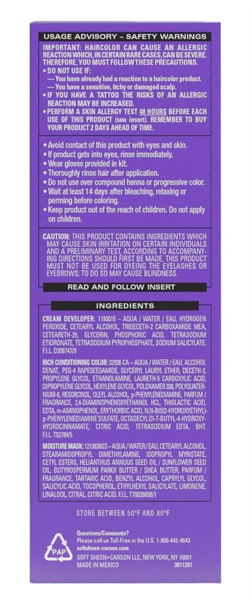 Softsheen Carson Dark and Lovely Fade Resist Rich Conditioning Hair Color - Thumbnail 2