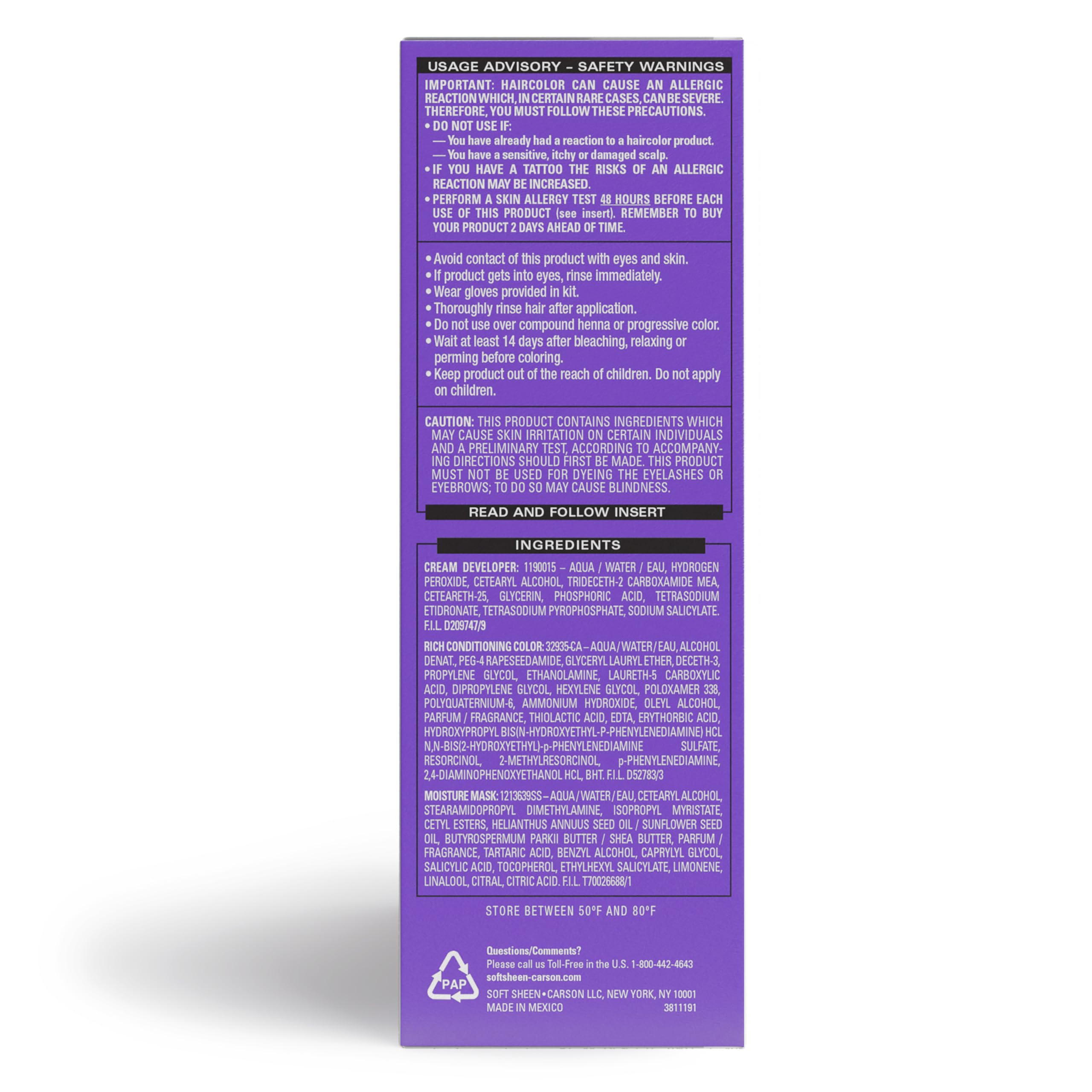 Softsheen Carson Dark and Lovely Fade Resist Rich Conditioning Color Chestnut - Thumbnail 2